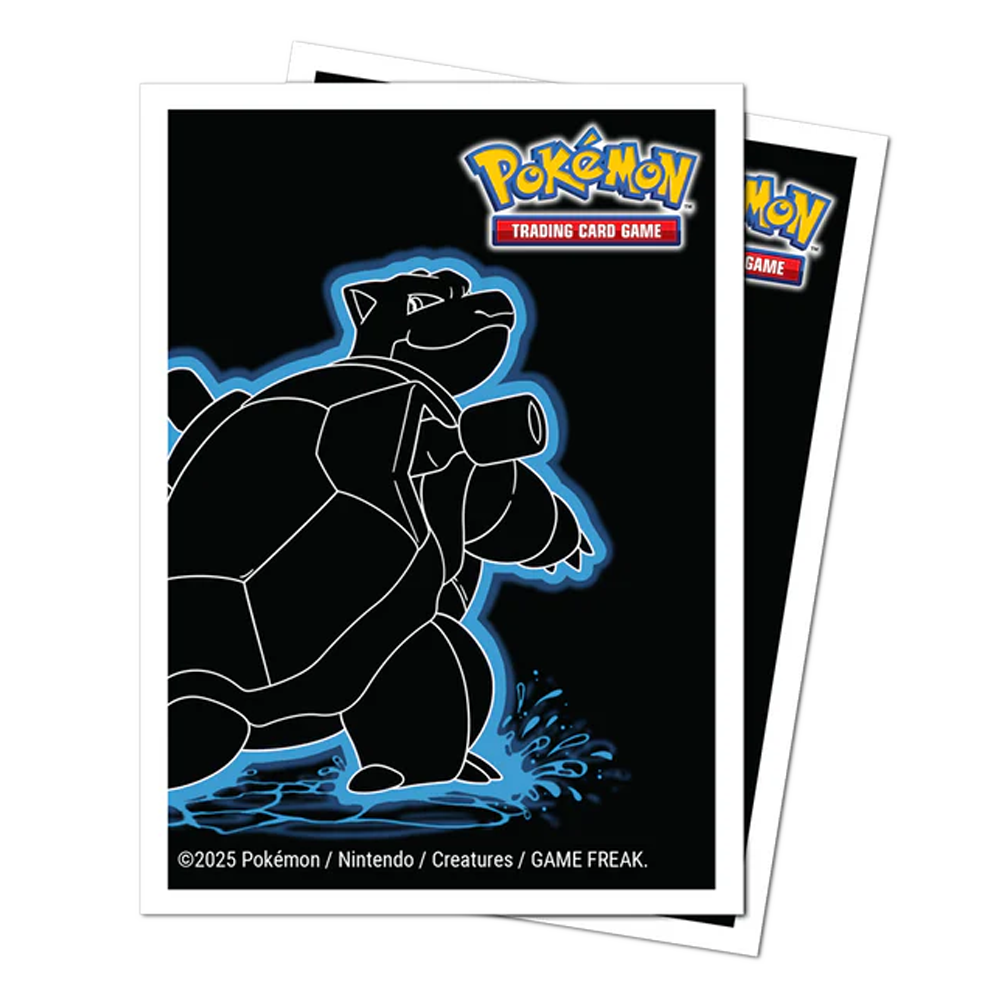 Ultra Pro APEX DECK PROTECTOR® Sleeves - Pokémon Neon Kanto - Blastoise (105 ct)