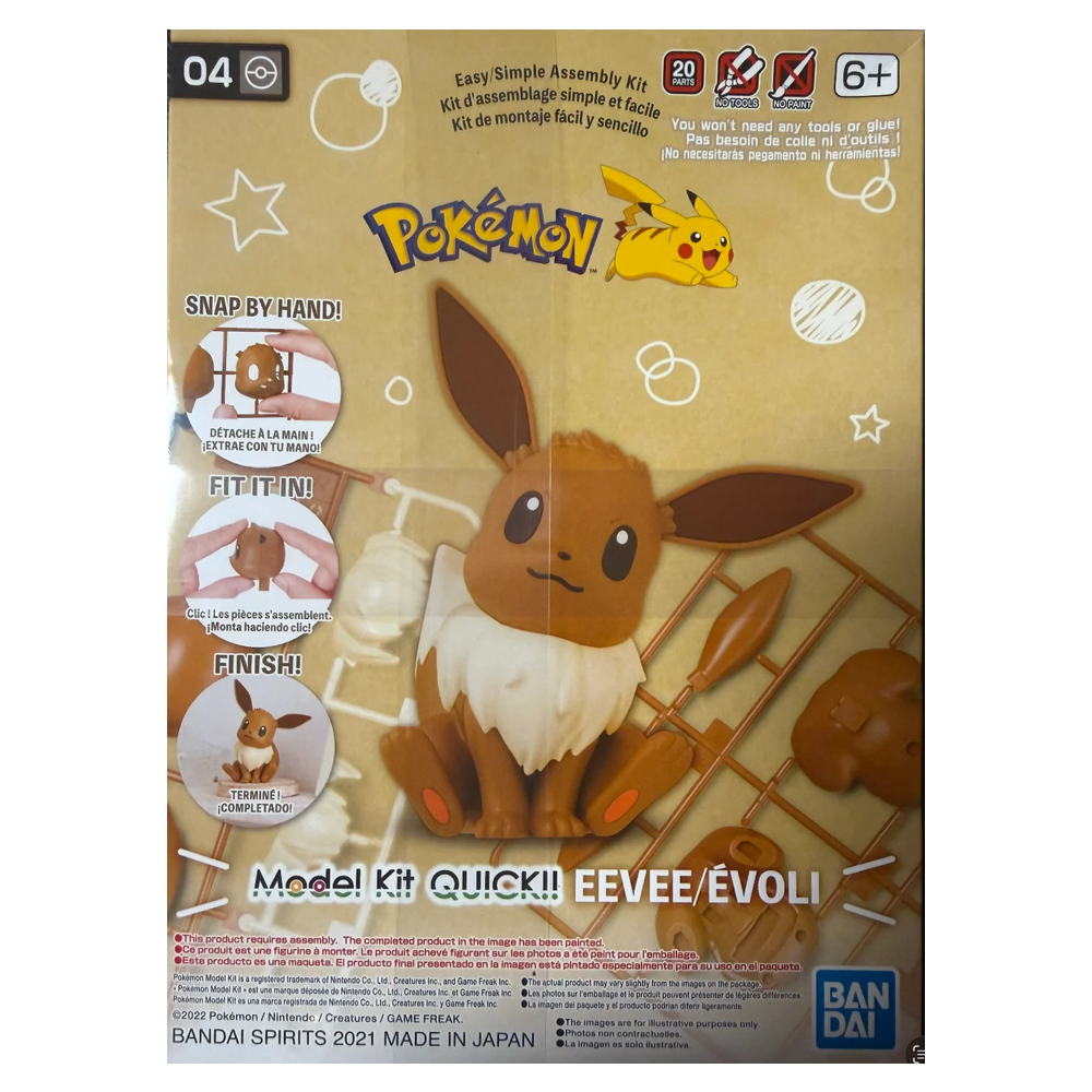 Pokémon Eevee Model Kit QUICK!!