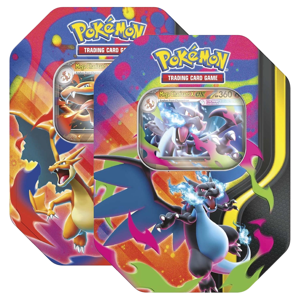 [BREAK] Pokémon Mega Charizard Tin (Random X or Y)