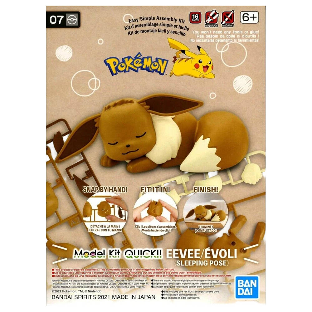 Pokémon Eevee Model Kit QUICK!! (Sleeping Pose)