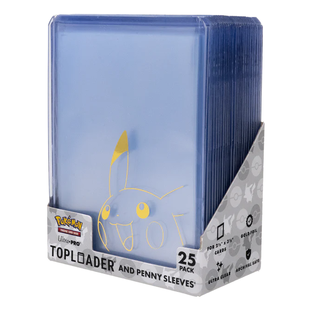 Ultra Pro Pikachu TOPLOADER® and PENNY SLEEVES® Combo Pack (25 ct)