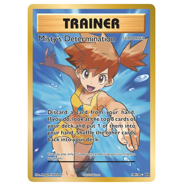 Misty's Determination (Full Art) - XY - Evolutions (EVO)