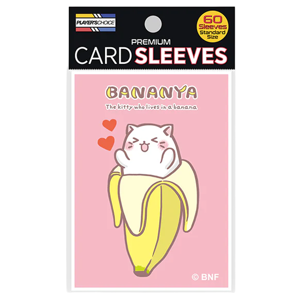 Bananya Standard Sleeves - Lovey Bananya [Pink] (60 ct)