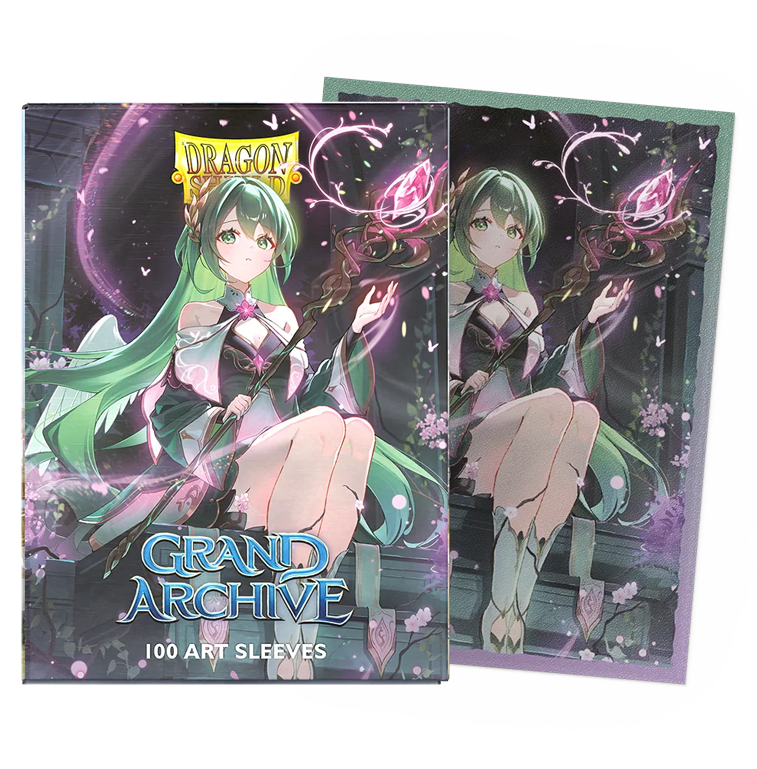 Dragon Shield Matte Dual Standard Sleeves - Grand Archive Ariel, Archangel of Natura (100 ct)