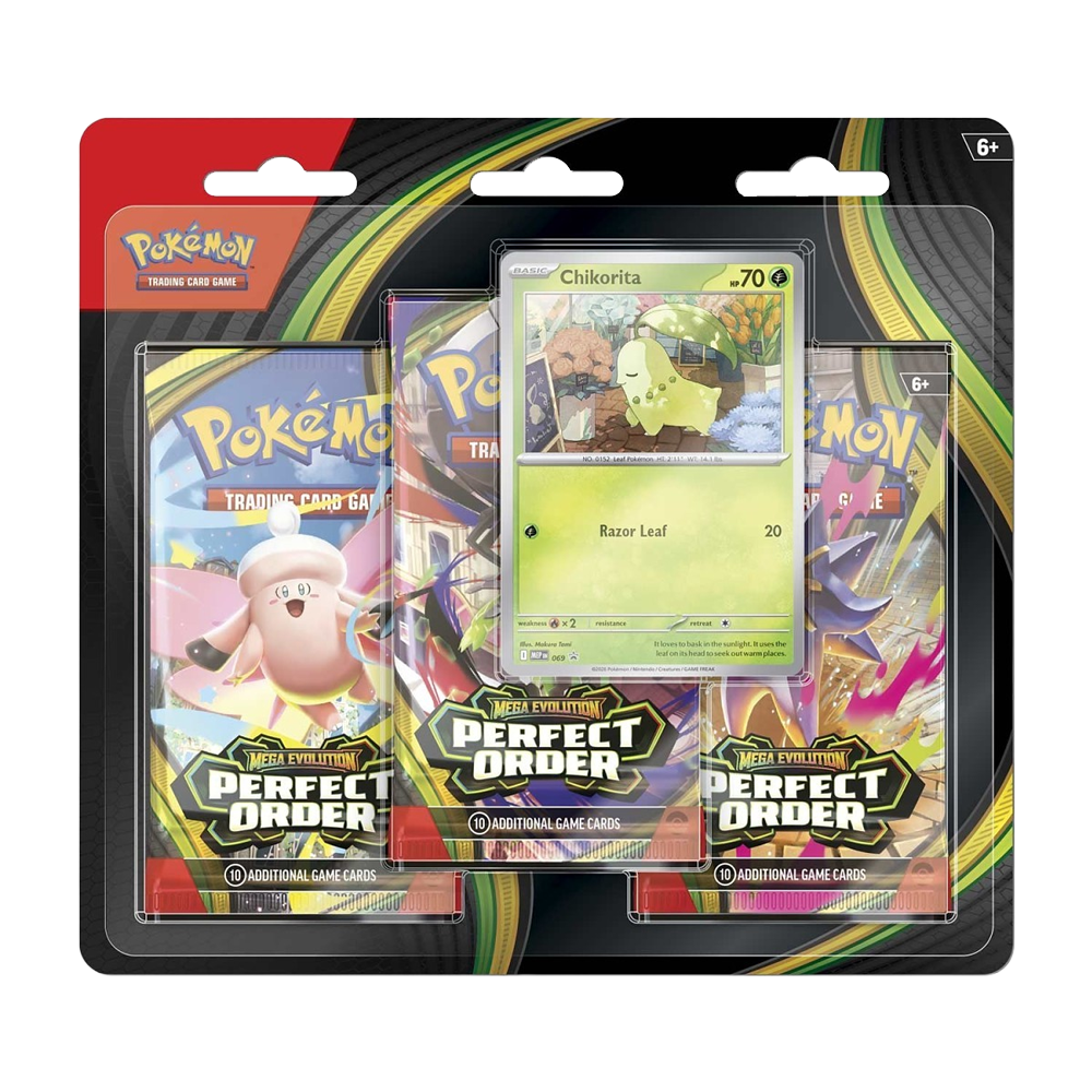 [BREAK] Pokémon Mega Evolution: Perfect Order 3 Pack Blister