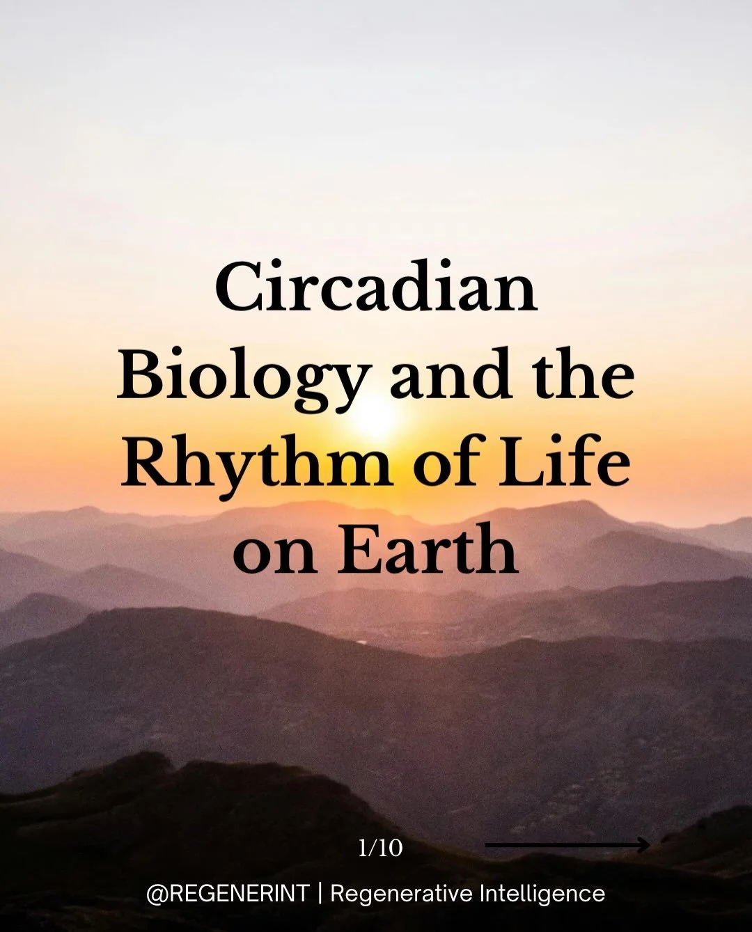 Comment &ldquo;Circadian&rdquo; for the link to the full article. 

Subscribe to learn more at regenerint.substack.com. 

#circadianbiology #circadianrhythm #healthylifestyle #healthandwellness #quantumbiology