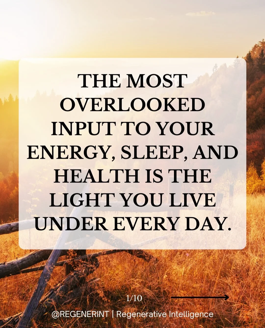 Comment &ldquo;Light&rdquo; and I&rsquo;ll send you the link to my newly updated Circadian Optimization Guide - a comprehensive 35 page e-book with more than 60 peer-reviewed citations. 

Part I covers the science of circadian biology and mitochondri