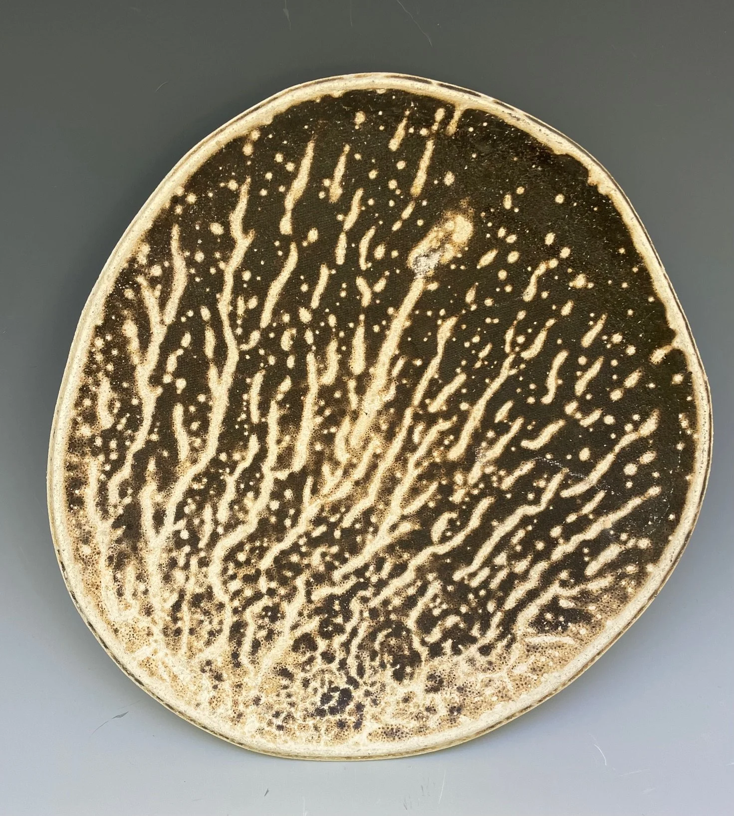 “Obvarra Bowl”; Ceramic; 9” diameter; 2015 ; Front View