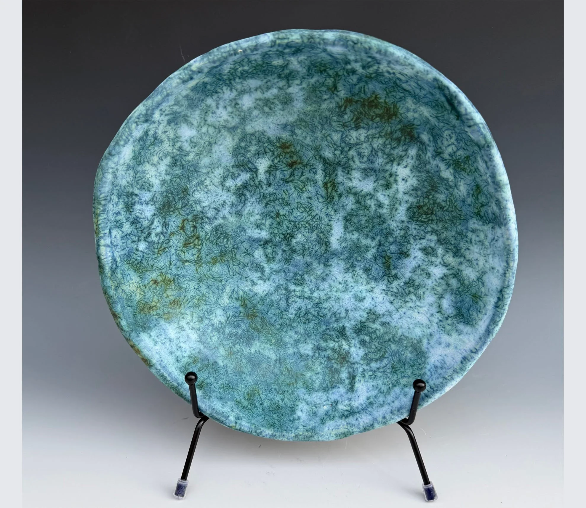 “Dimple Bowl_Front”; Ceramic; 9” diameter; 2025