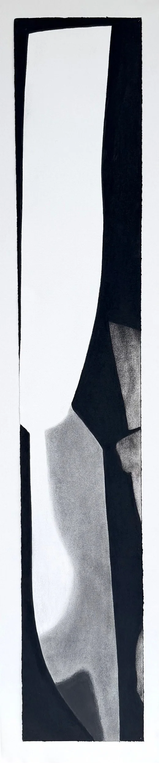 “Night Writer”; Charcoal & Graphite; 45.5”H x 10”W; 1985