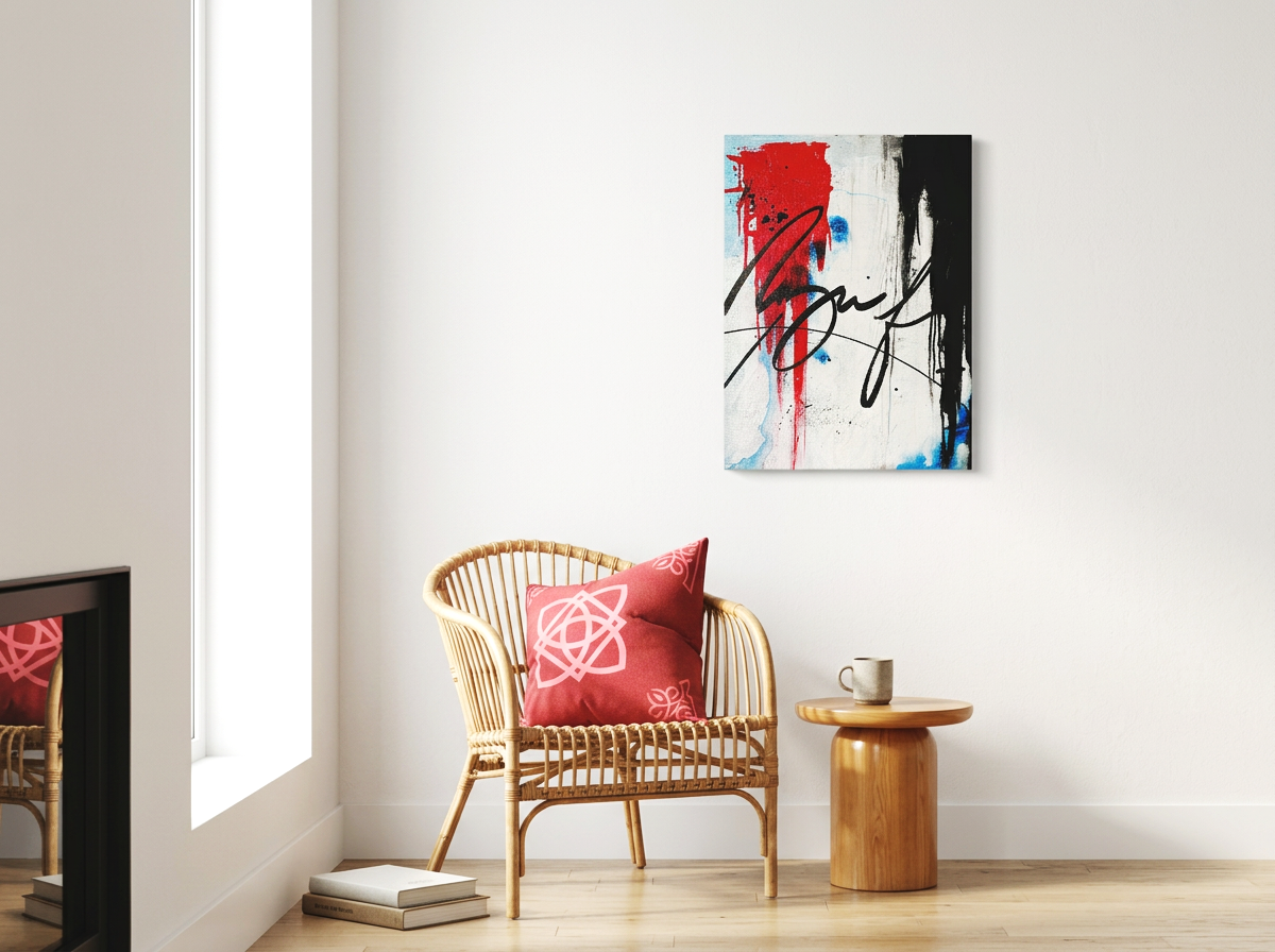 abstract painting by Hanna Bruer