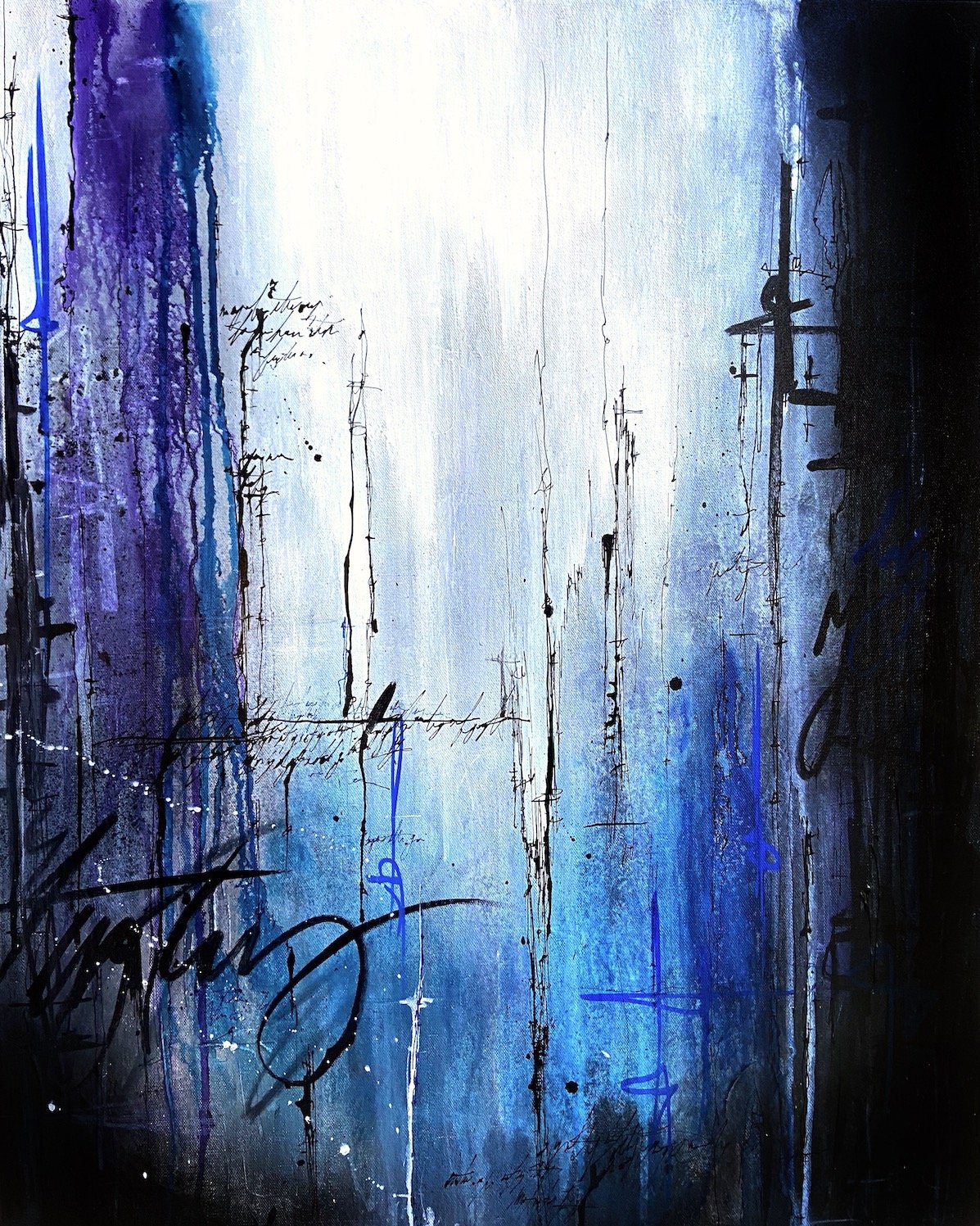 HERE FOR ONCE Original Painting