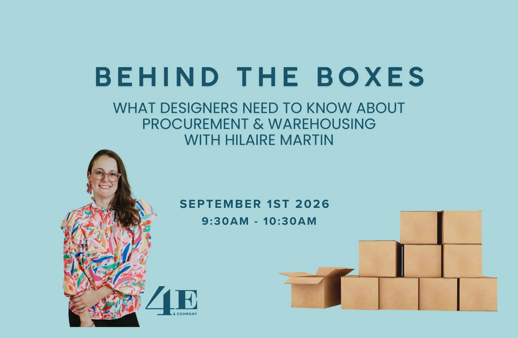 Behind the Boxes - What Designers Need to Know About Procurement & Warehousing