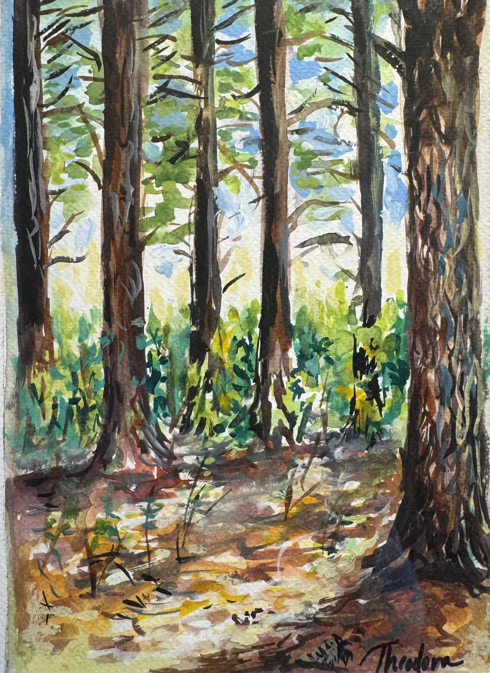 Cuba Marsh watercolor
