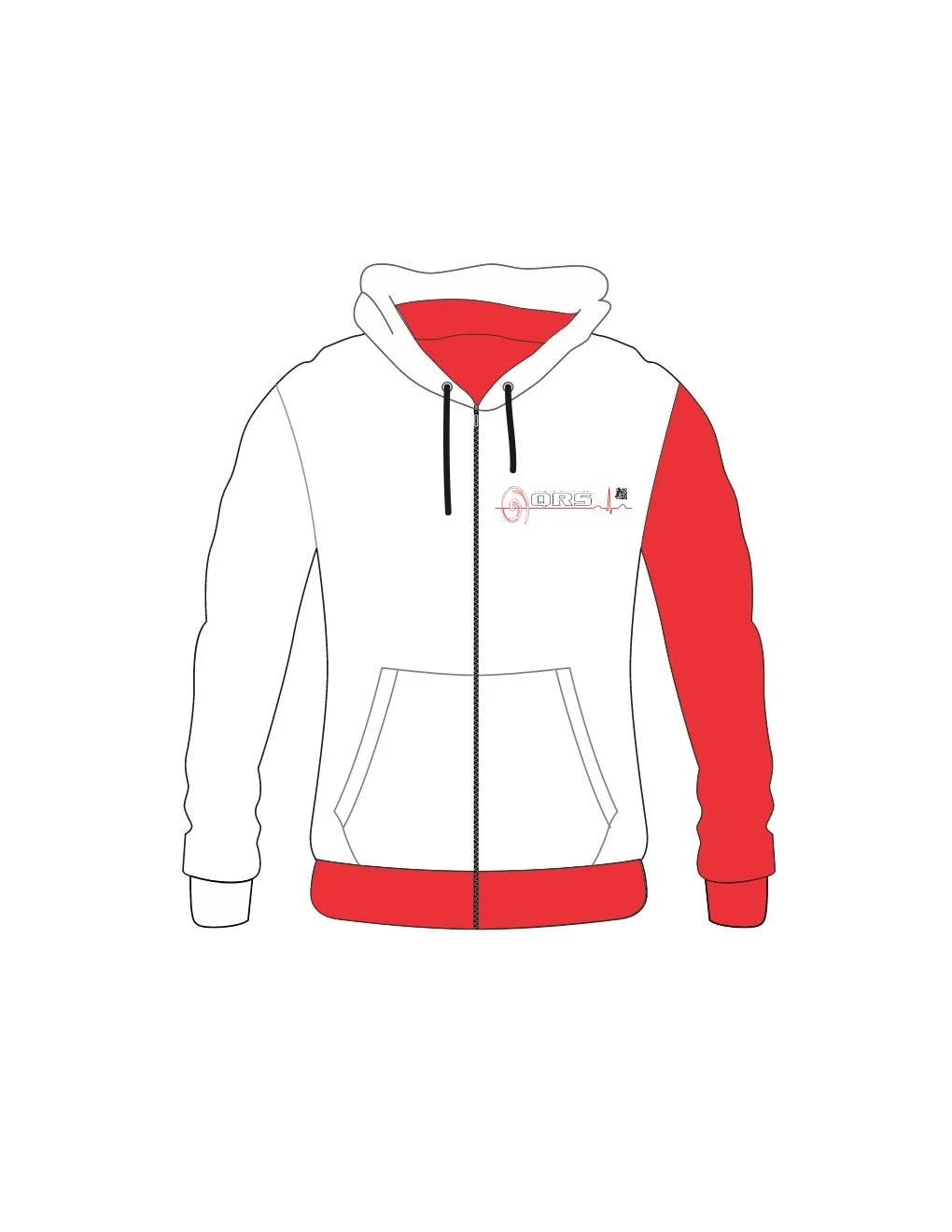 CARDIAC - White Hoodie