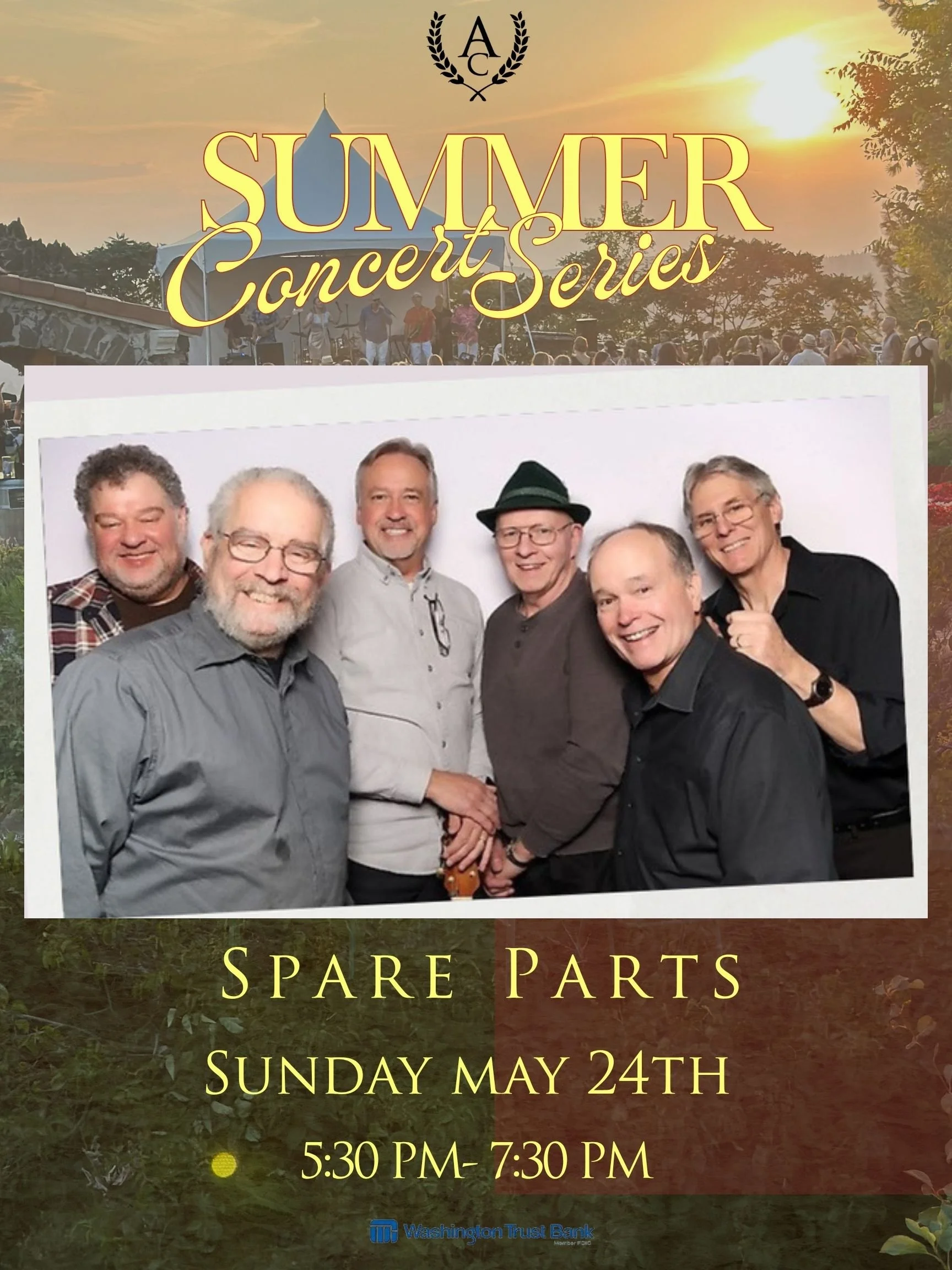 Summer Concert Series- Spare Parts @Arbor Crest 