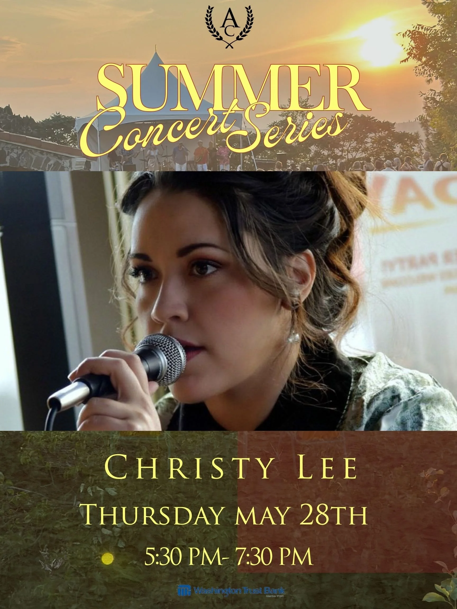 Summer Concert Series- Christy Lee @Arbor Crest