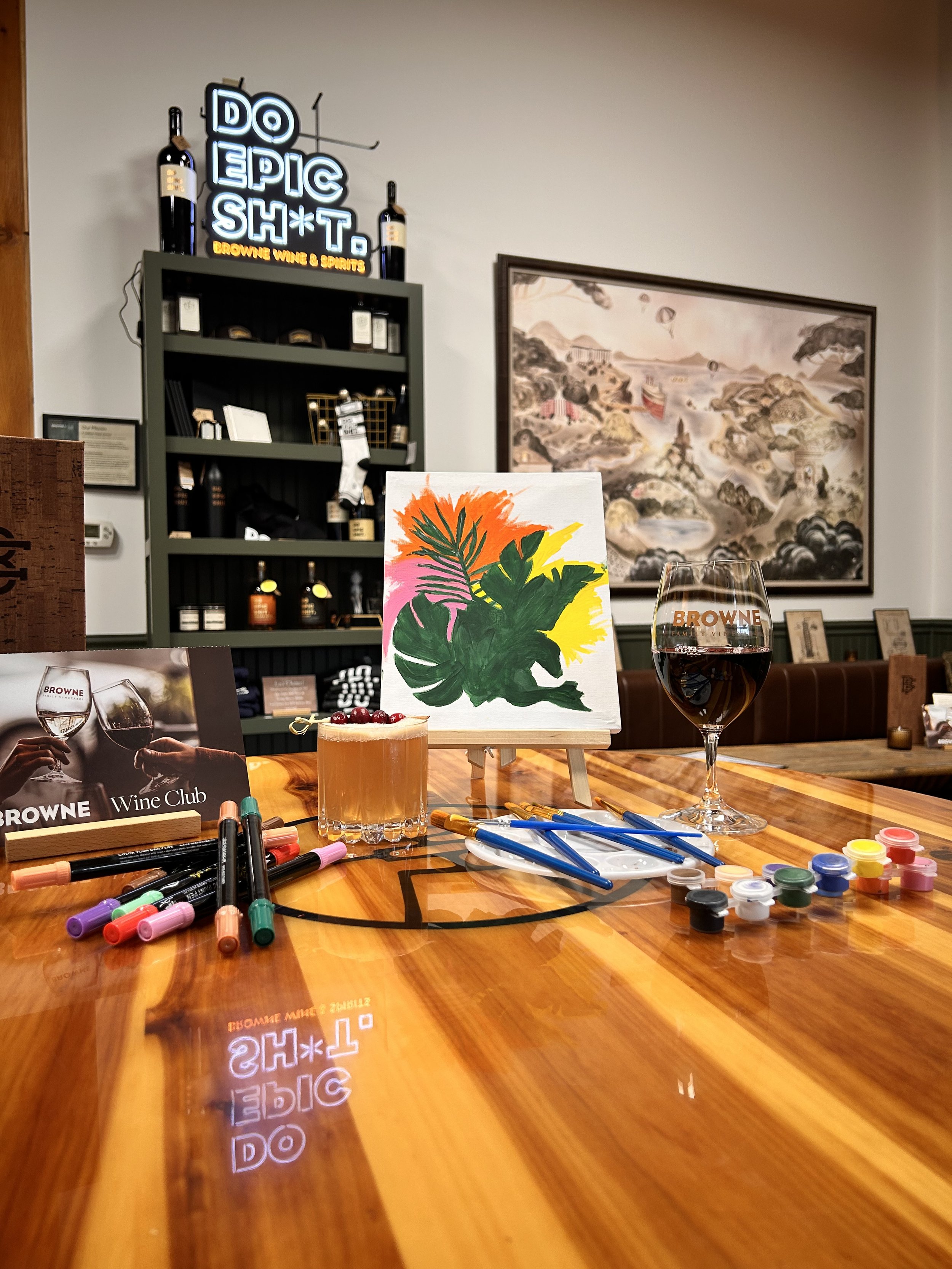 Paint &amp; Sip @ Browne
