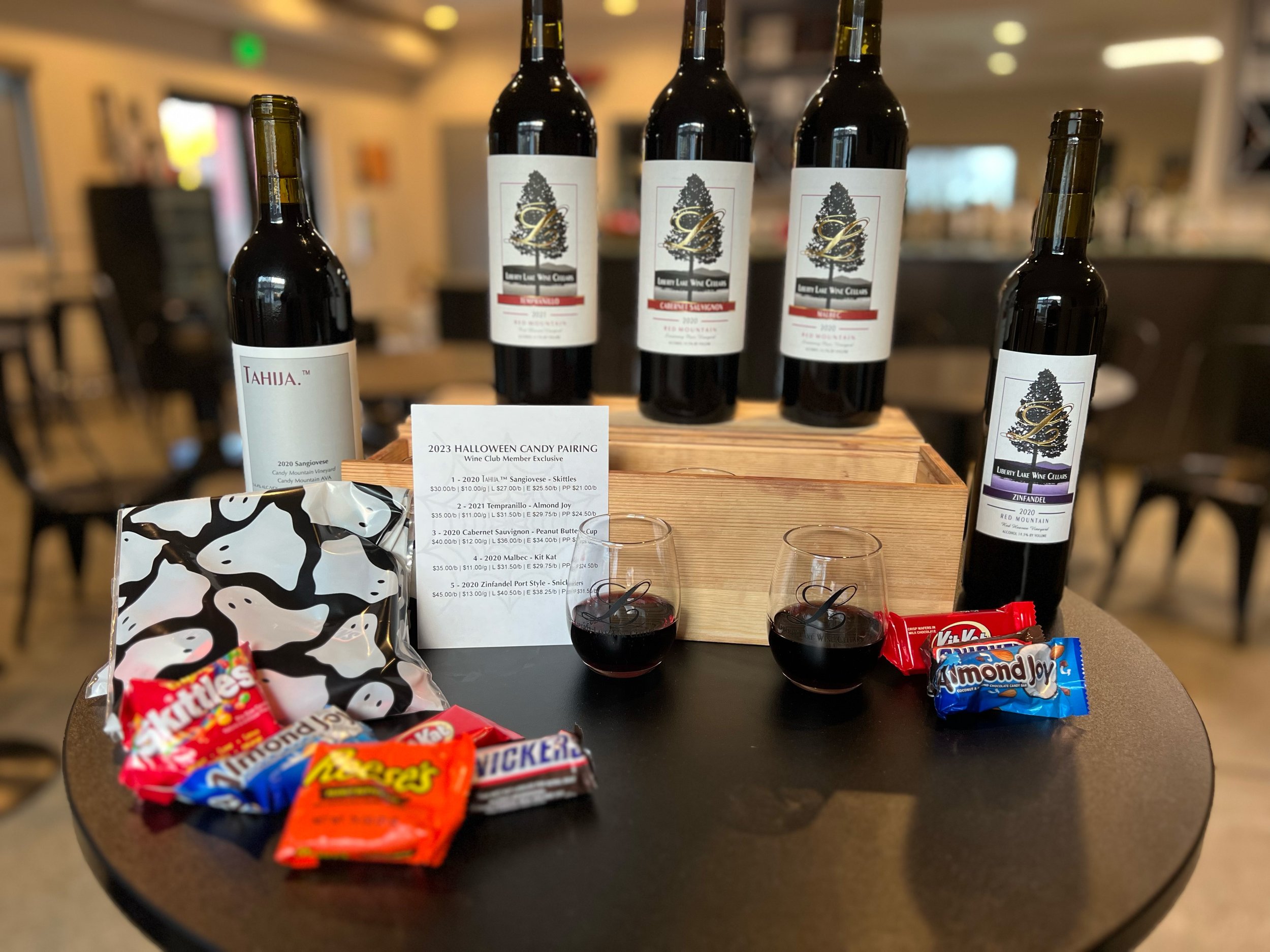 HalloWINE Wine &amp; Candy Pairing @ Liberty Lake Wine Cellars