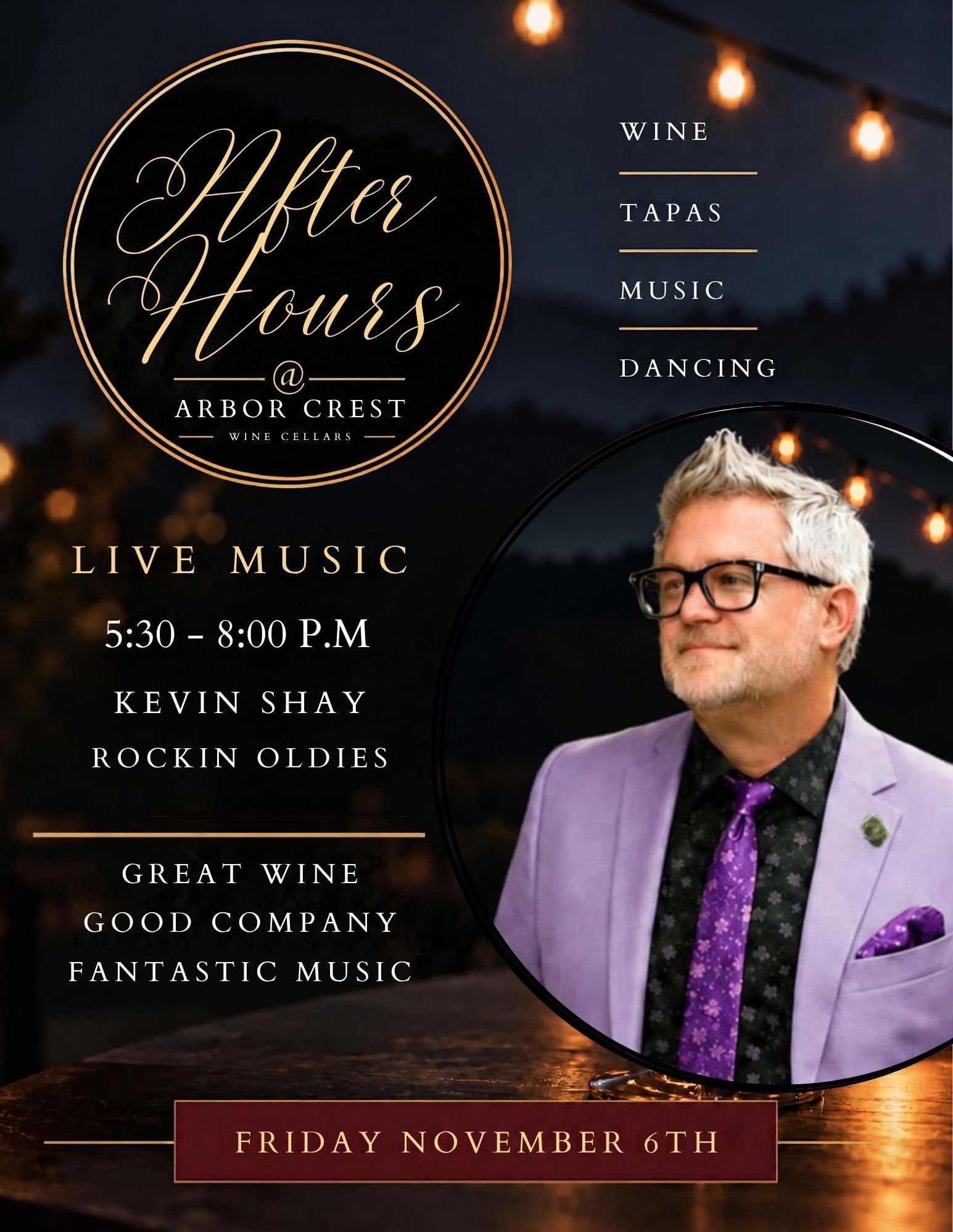 After Hours @ Arbor Crest feat- Tito Soul