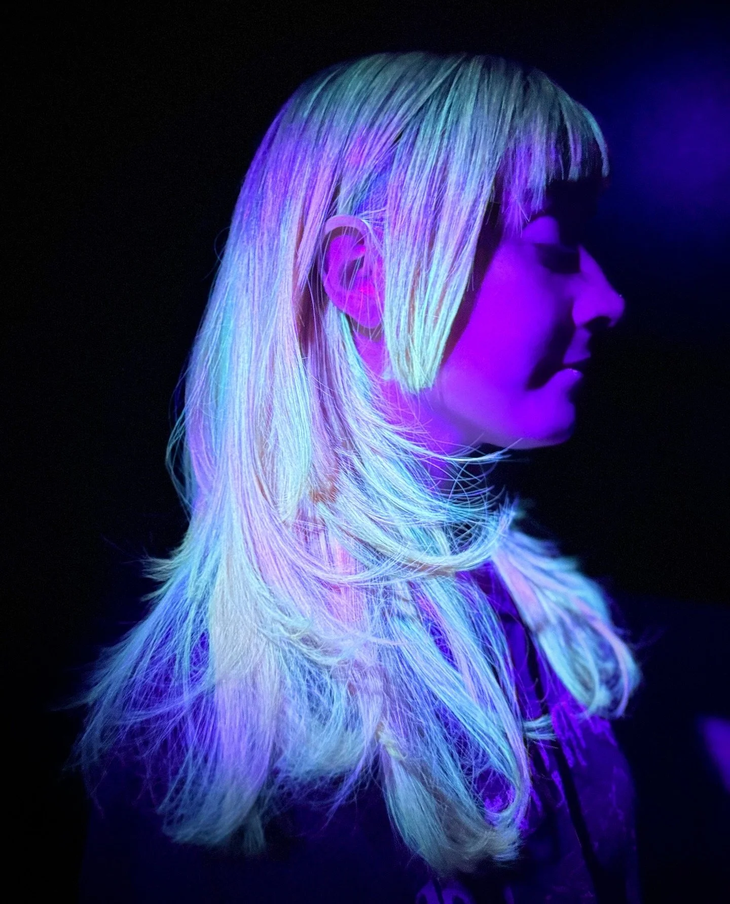 neon vivid hair 