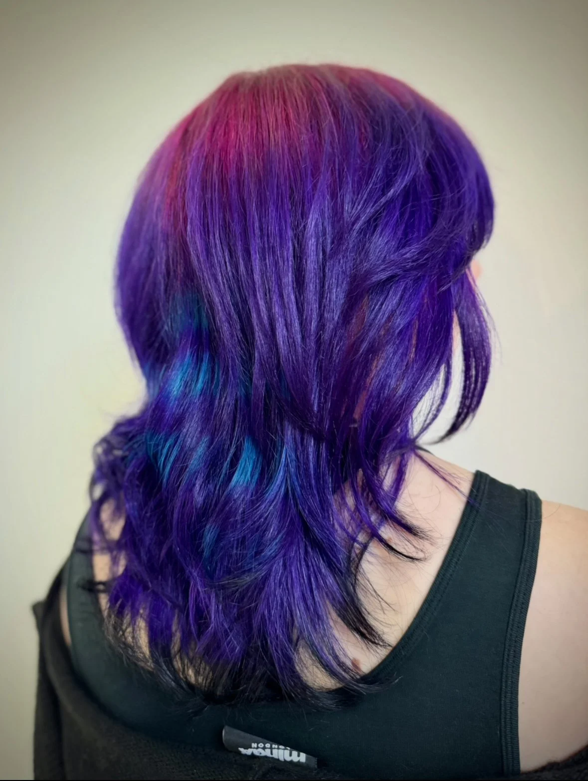 Blue, Pink and Purple Vivid Hair Color by a Denver Stylist