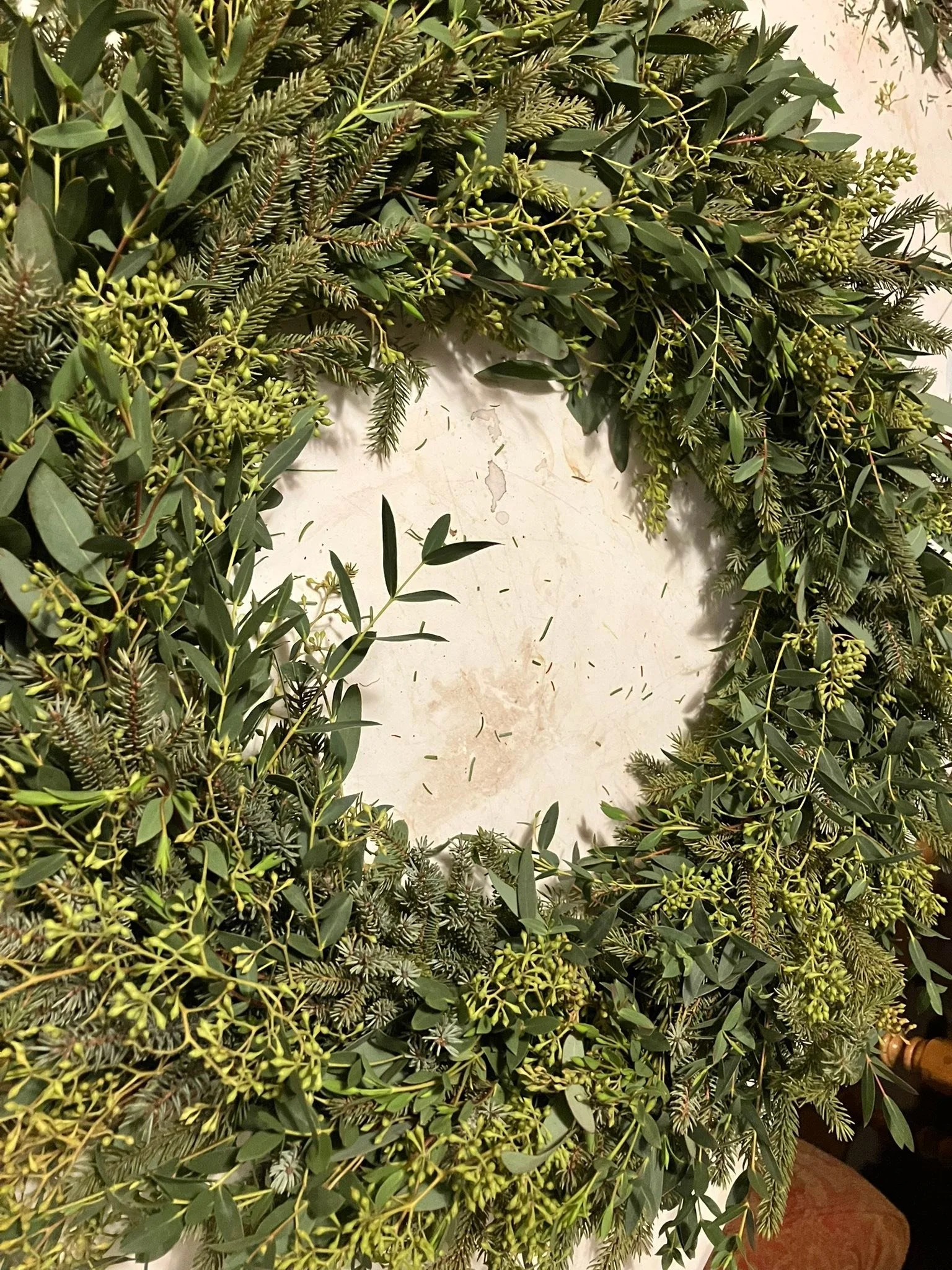 Just a reminder that I have wreaths for sale. Also Spruce tips, birch sticks, winterberry, and beautiful cedar bundles if you&rsquo;re looking to make your own thing. Stop down and see me. These two are my favorites so far. I used seeded eucalyptus a