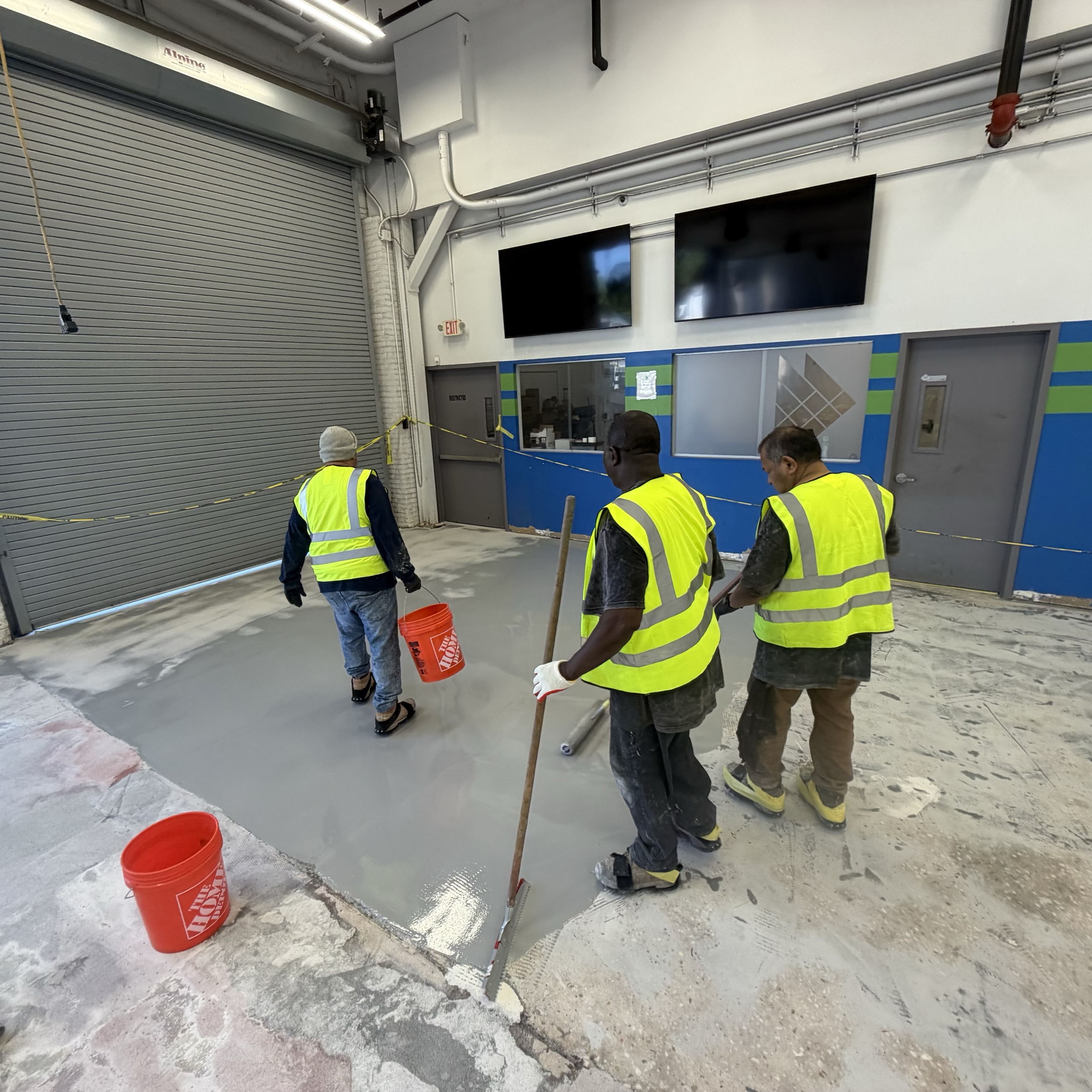 Urethane Cement Autobody Seamless Floor Patchouge