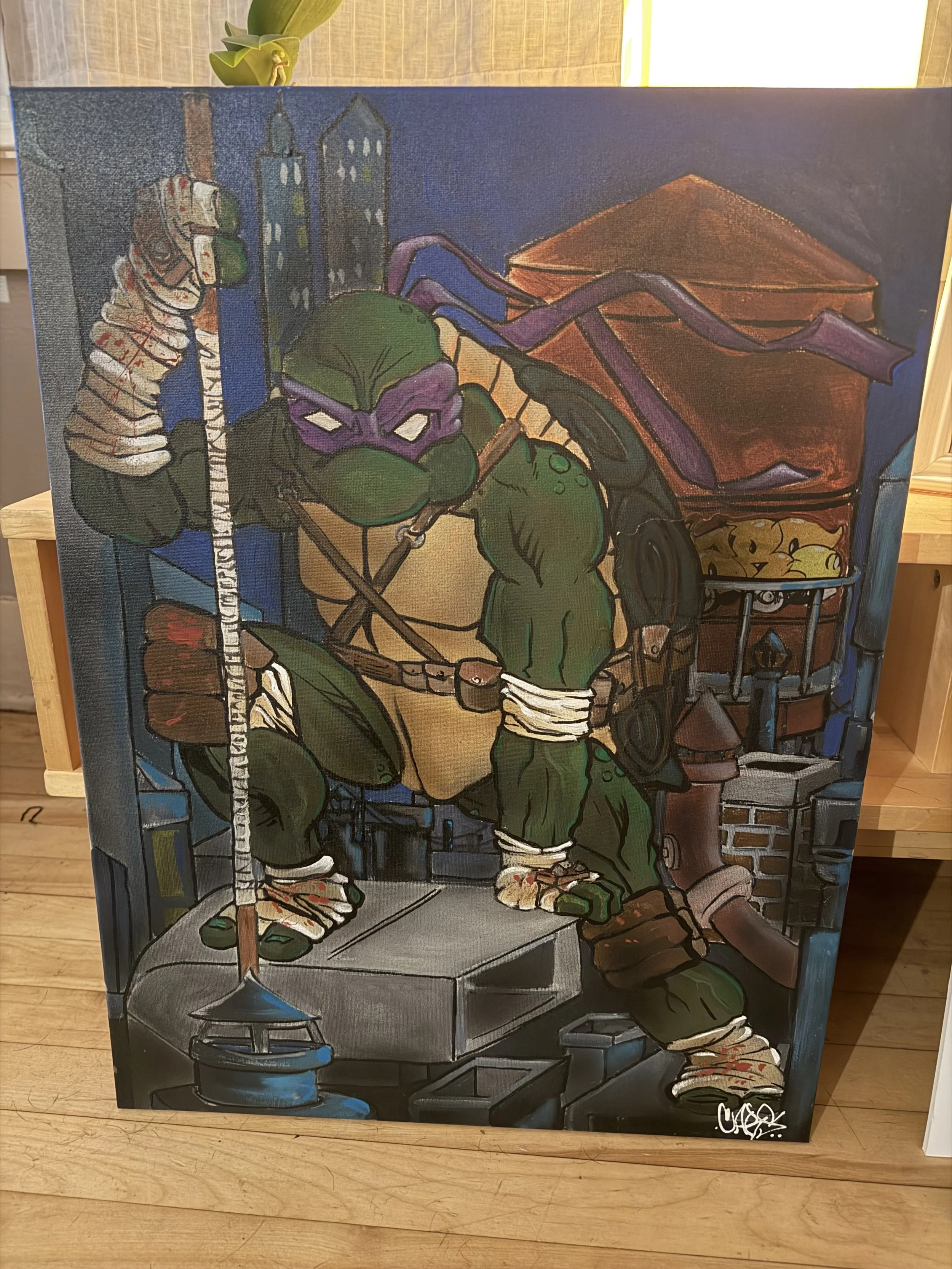 Mickey's OG Painting-Donatello