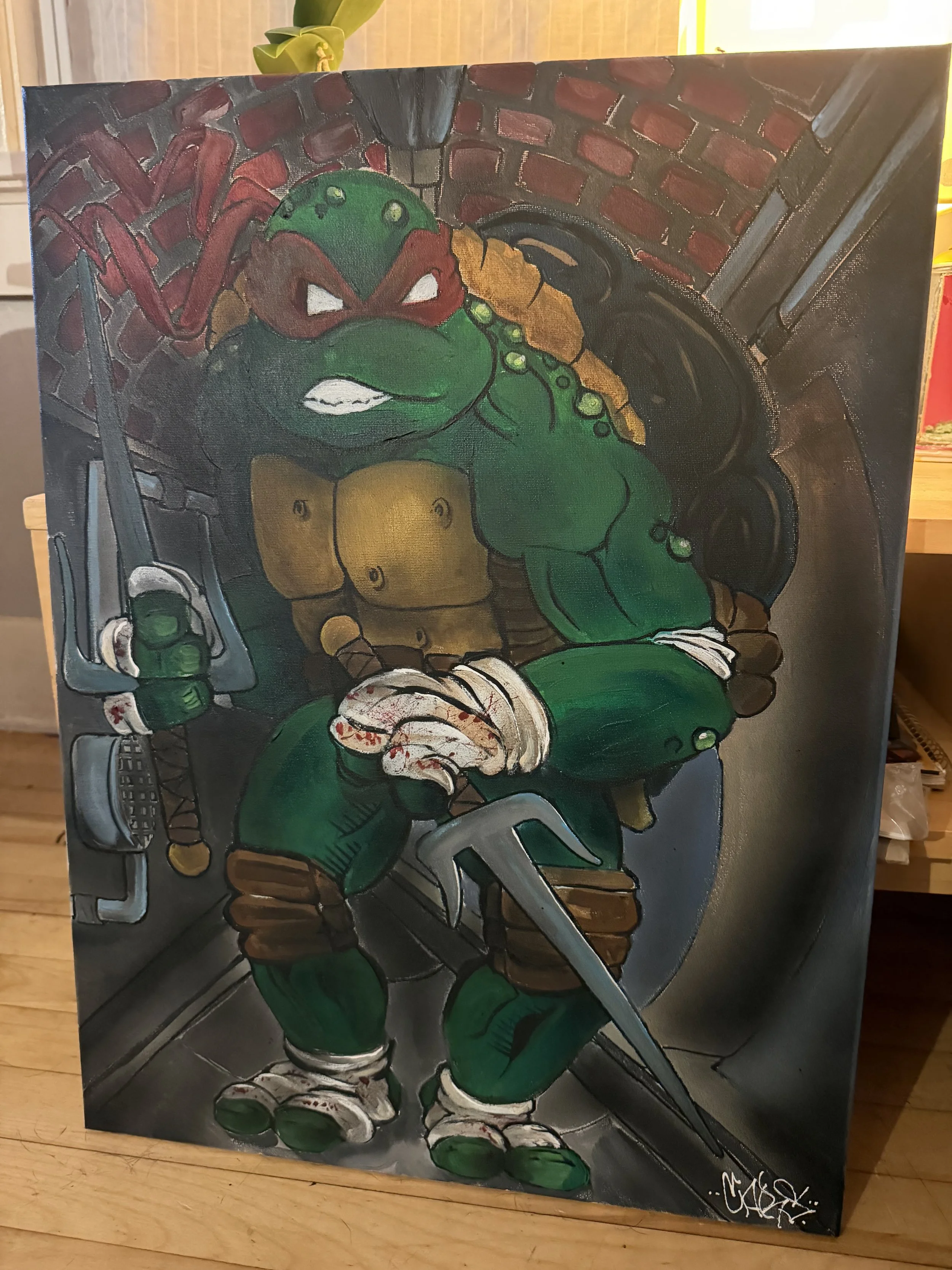 Mickey's OG Painting-Raphael