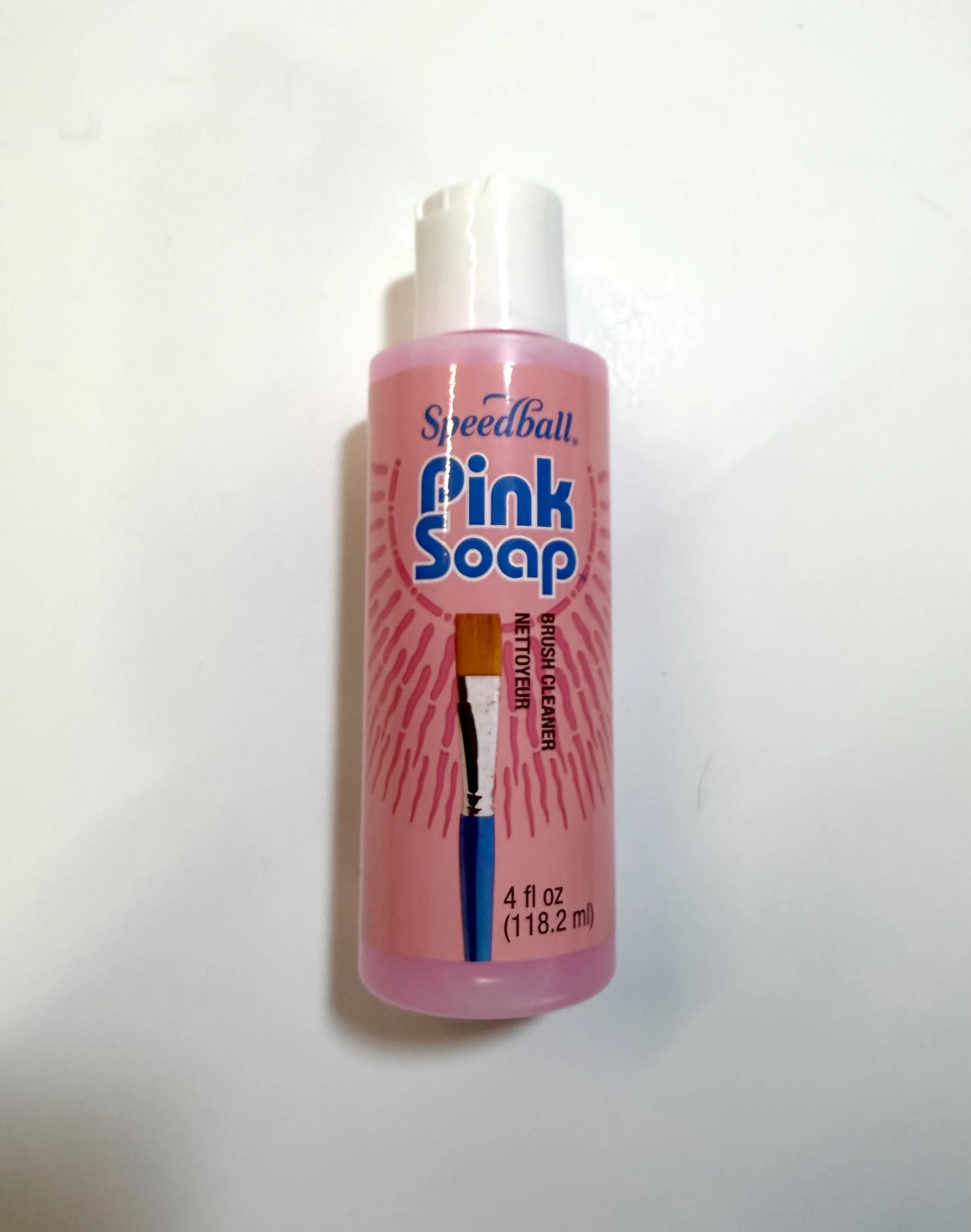Speedball Pink Soap for Brushes 4oz