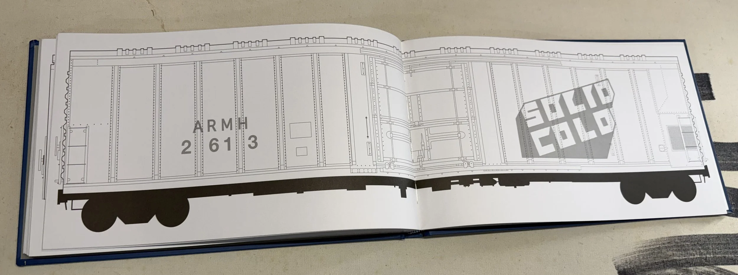 Profreshionalism Hardcover Freight Train Sketchbook