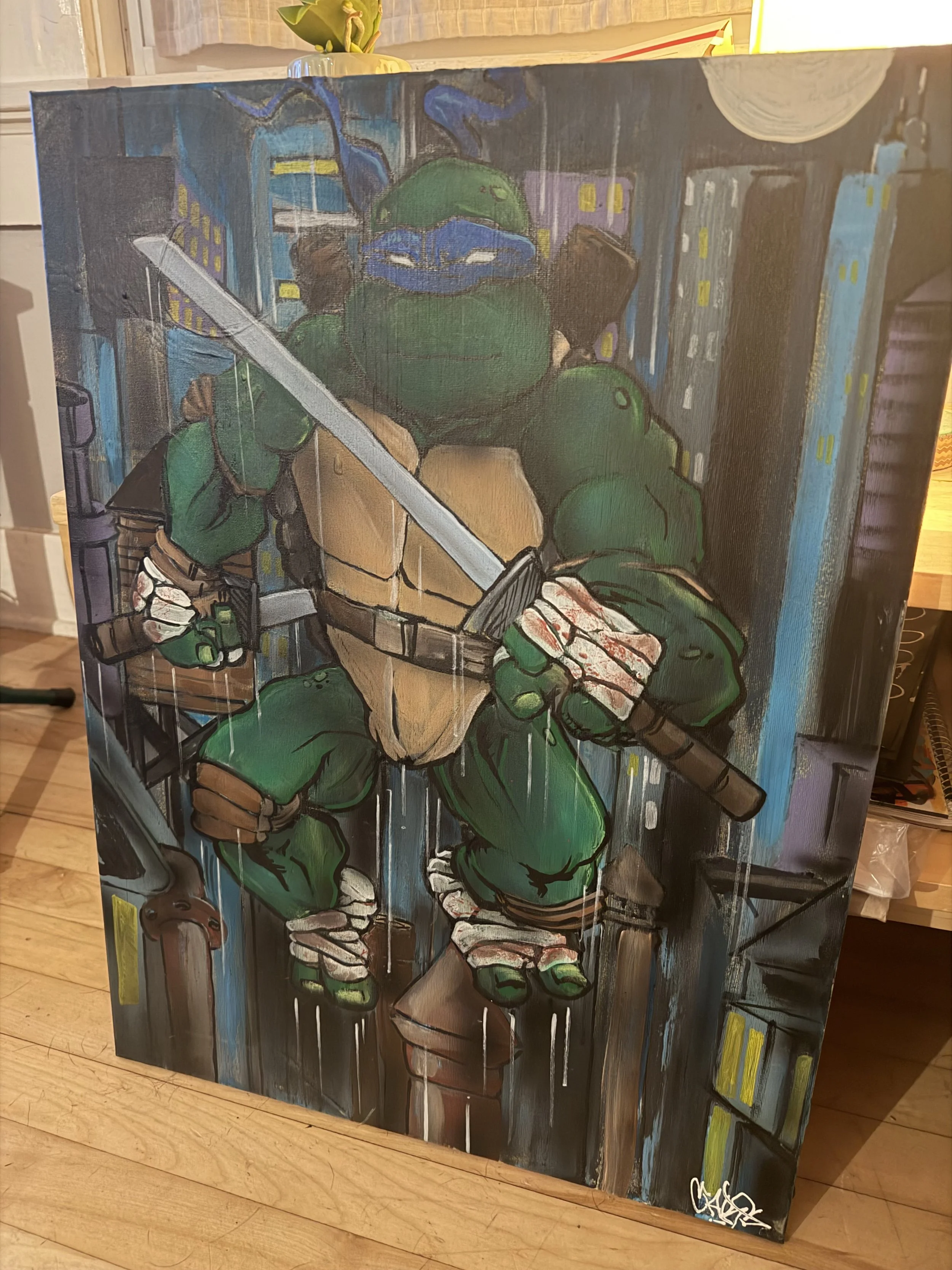 Mickey's OG Painting-Leonardo