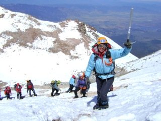 Mt. Shasta summit pinnacle