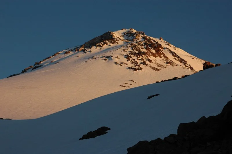 The view from camp Hotlum-Bolam route Mt. Shasta