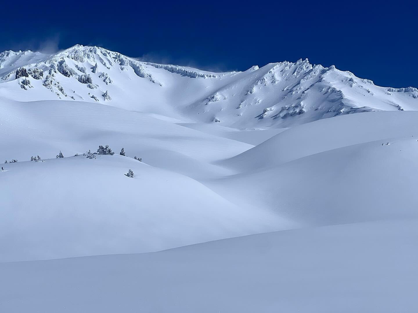 Wow, we are impressed after the storms finally cleared! Mt. Shasta is fully loaded with snow and ready for the upcoming climbing season. It&rsquo;s not just the skiers who benefit from the deep snowpack, the climbing will be excellent as well. The Sh