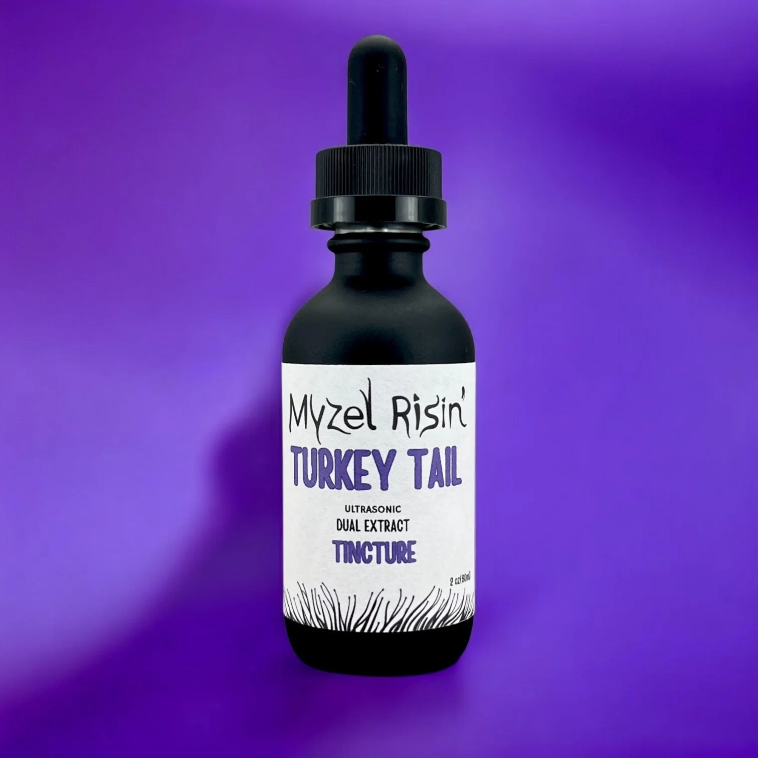 Myzel Risin' Ultrasonic Dual-Extract Turkey Tail Mushroom Tincture