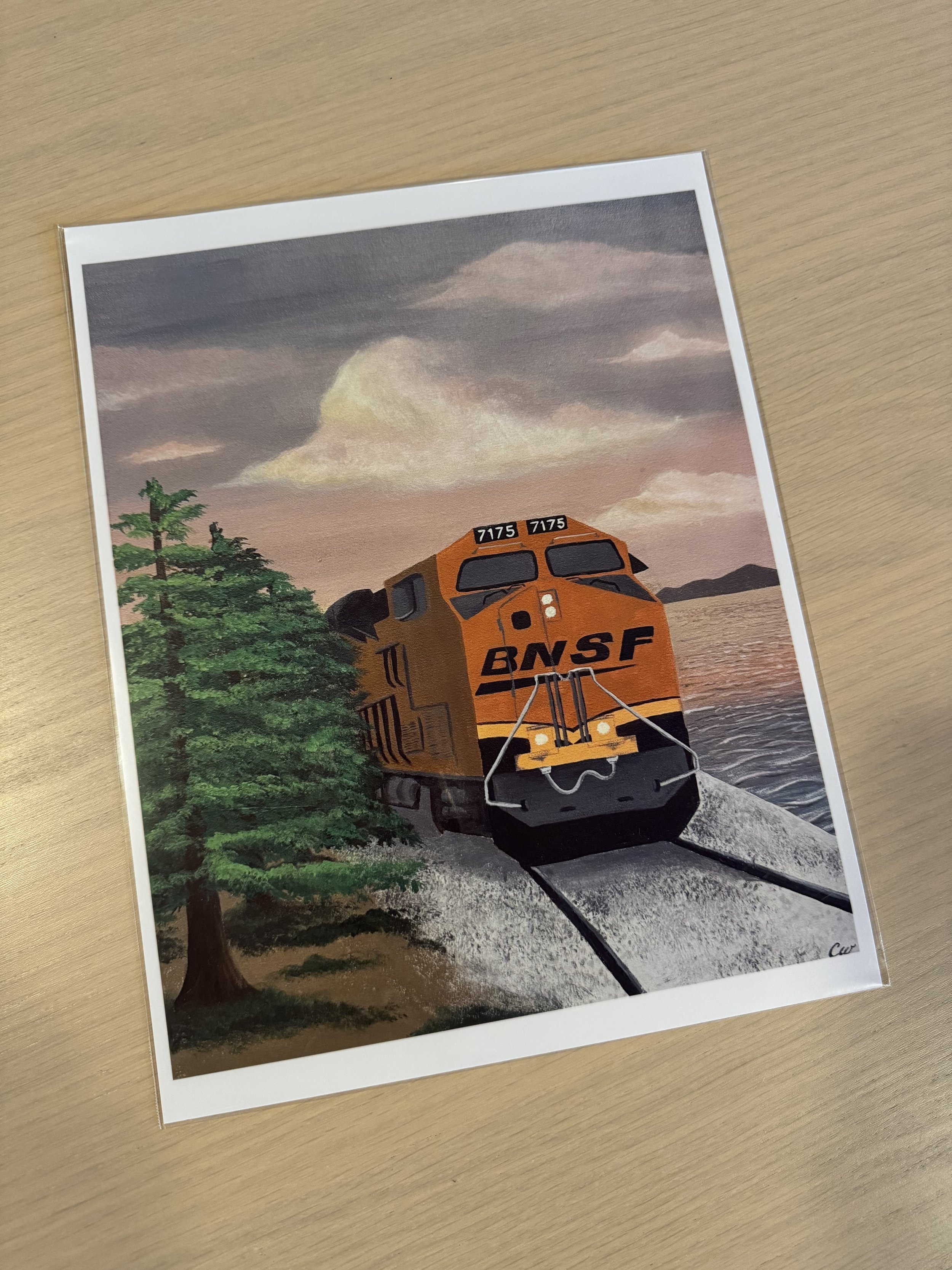 'Sunset Date' Glossy Print