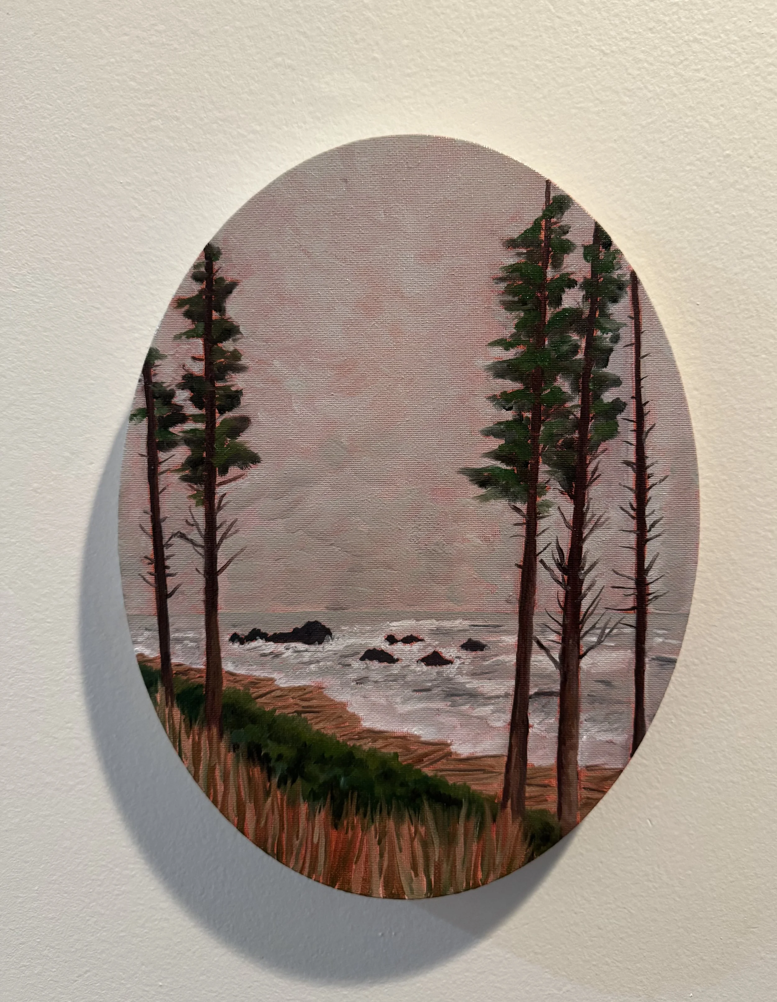 'Winter Coastal Trip' Oil Painting