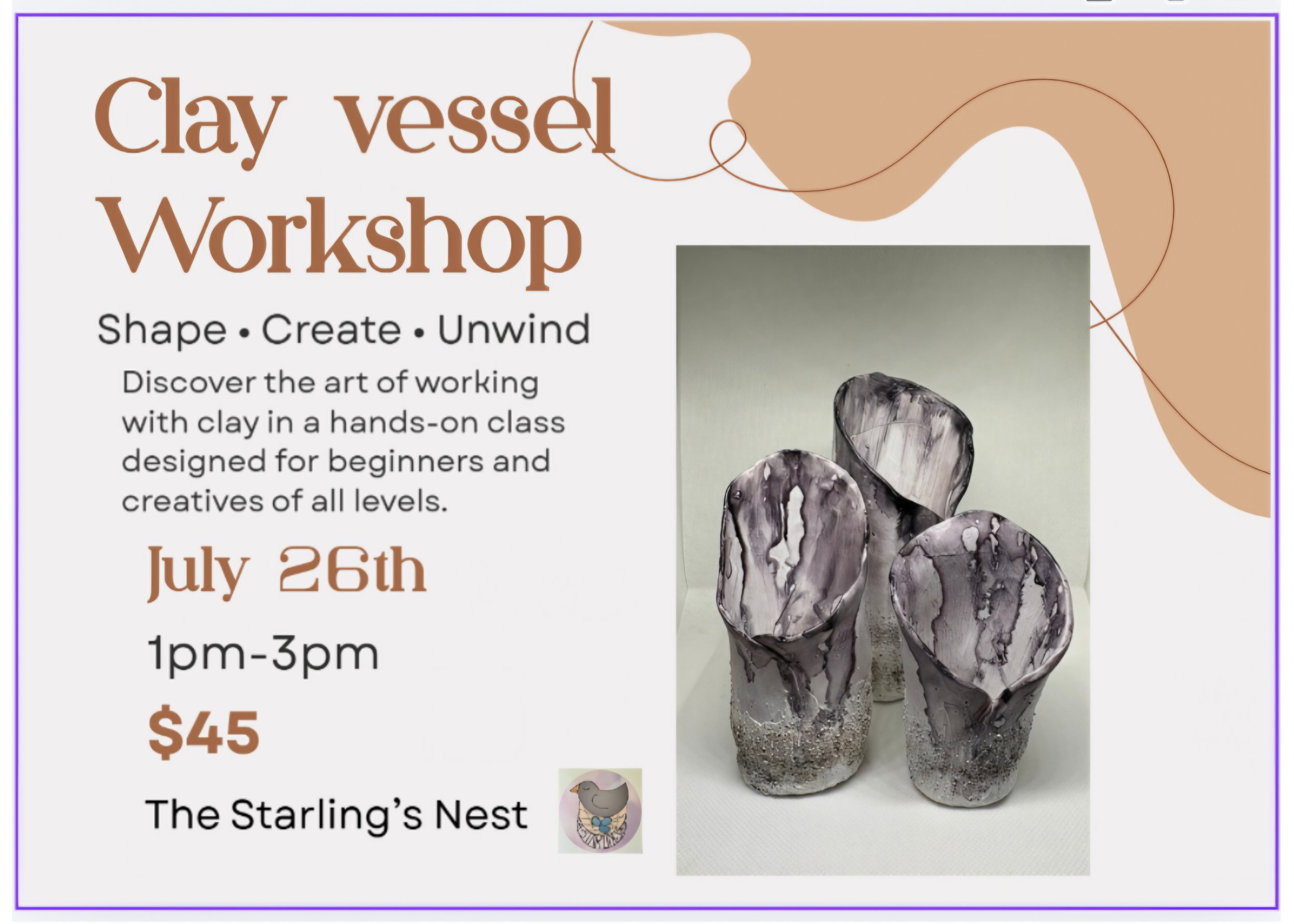 Clay Vessel Workshop