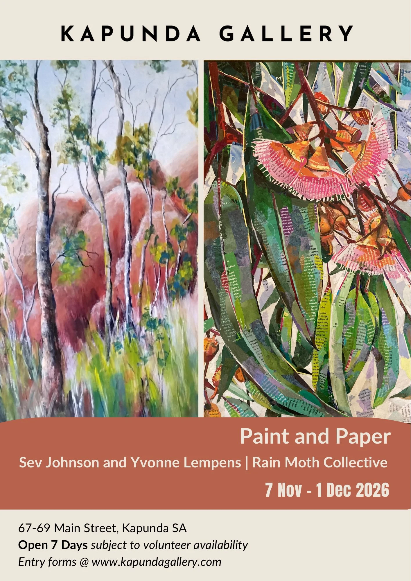 Paint and Paper, Rain Moth Collective
