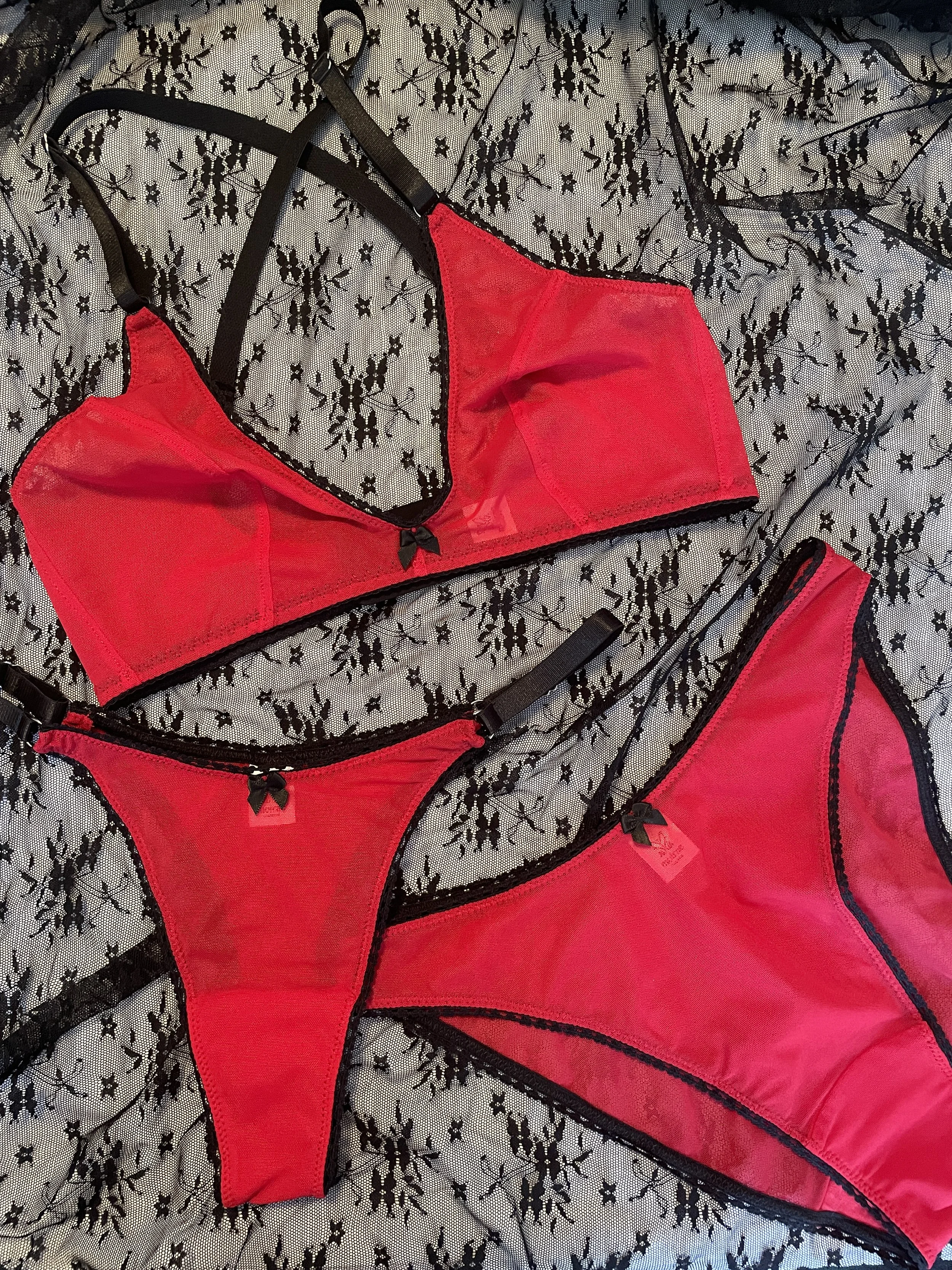 red lingerie