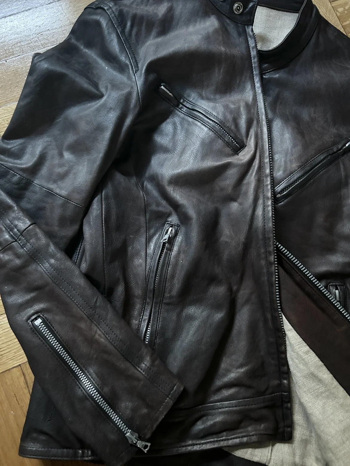 Isamu Katayama Backlash i-1367-02-JC Blue Single Riders Jacket (3