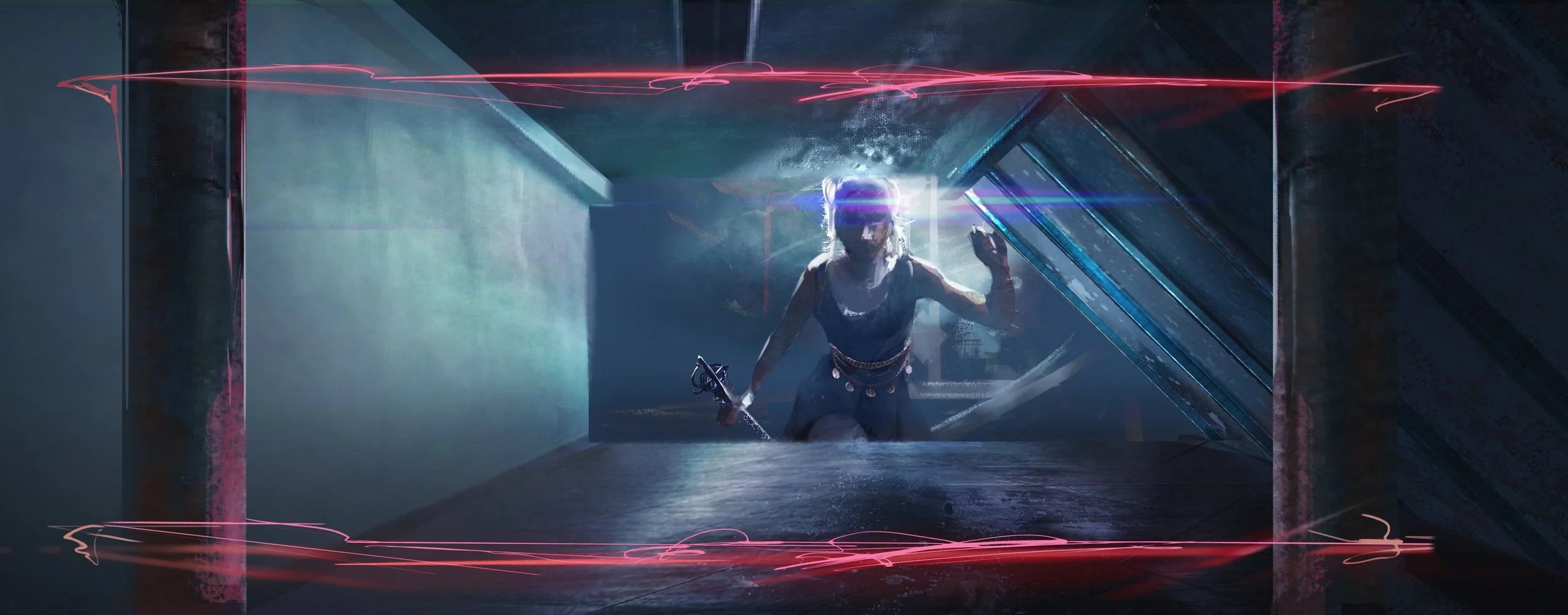 First keyframe, sketch