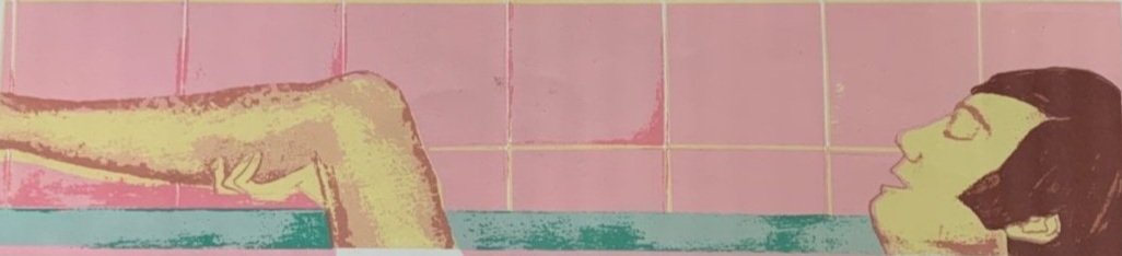 "David Bathes" 1996
Silk Screen Print on 250gsm Paper
Edition of 4
