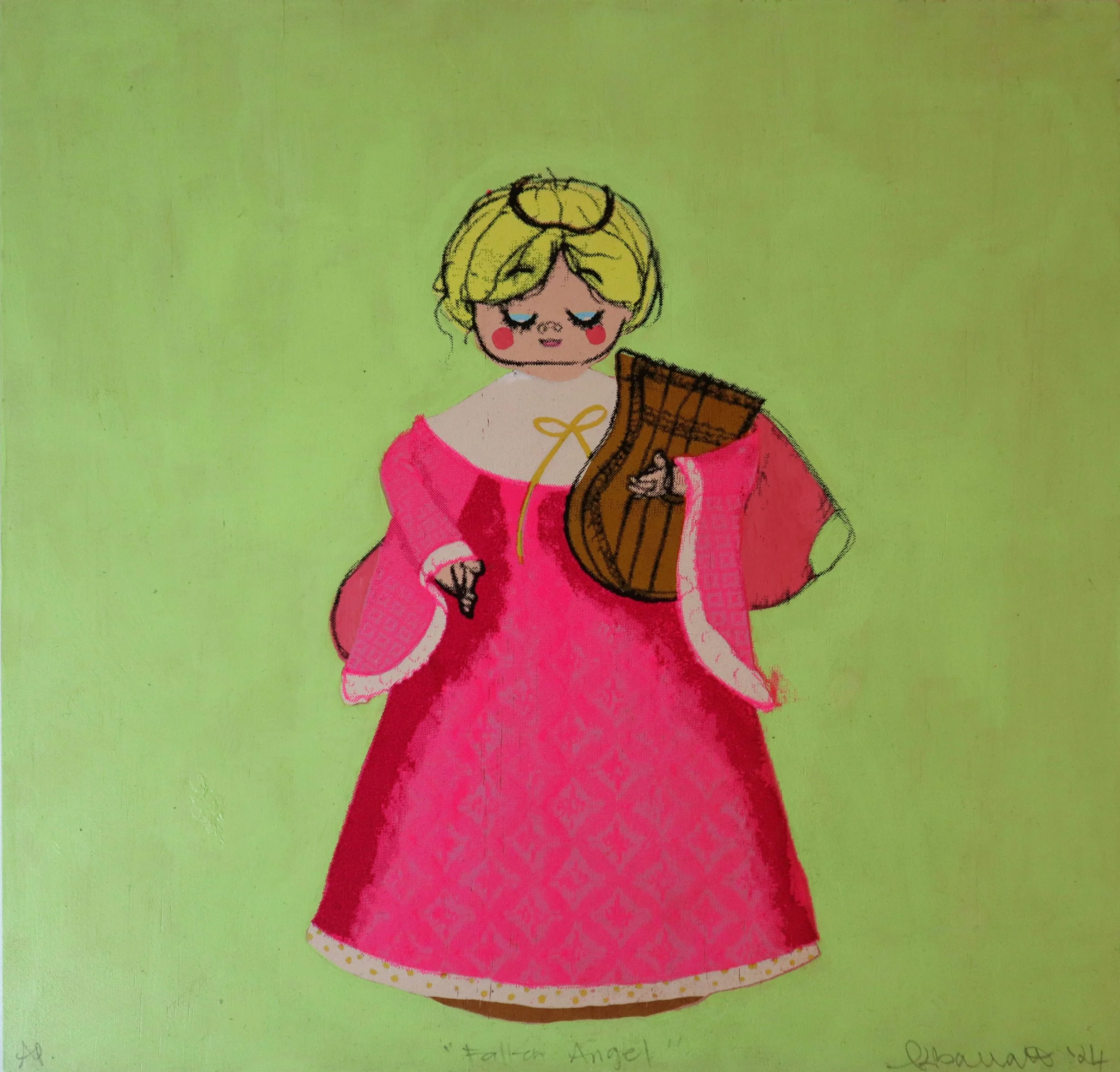 "Fallen Angel" - Green