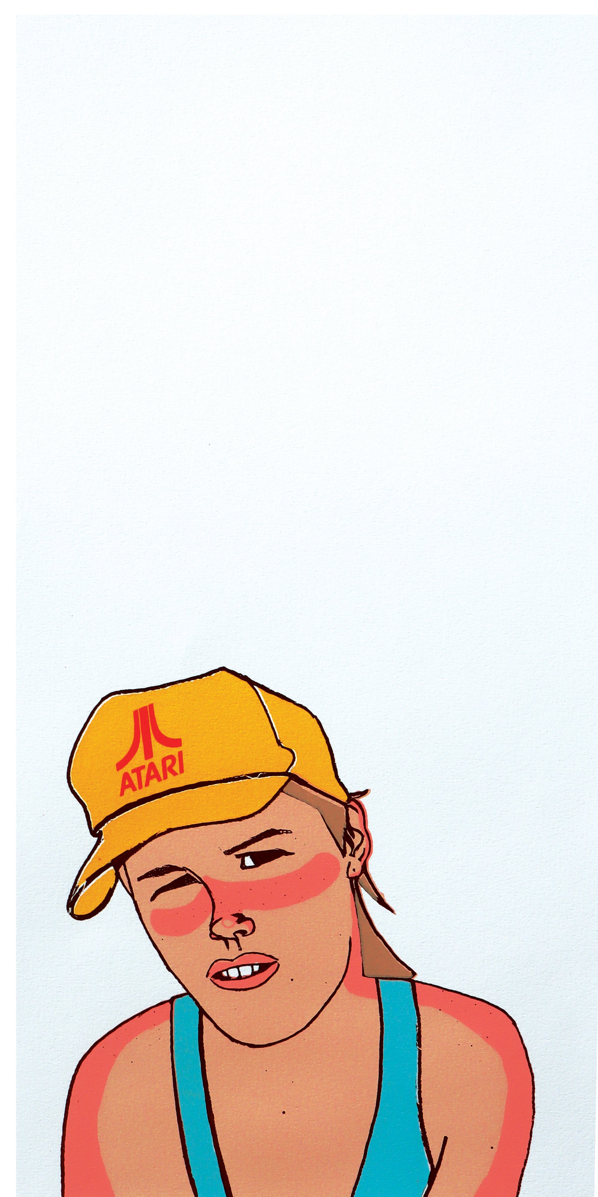 "Trucker Hat - Atari"2025
Silk Screen Print on 250gsm paper
30 x 40 cm
Edition of 6
