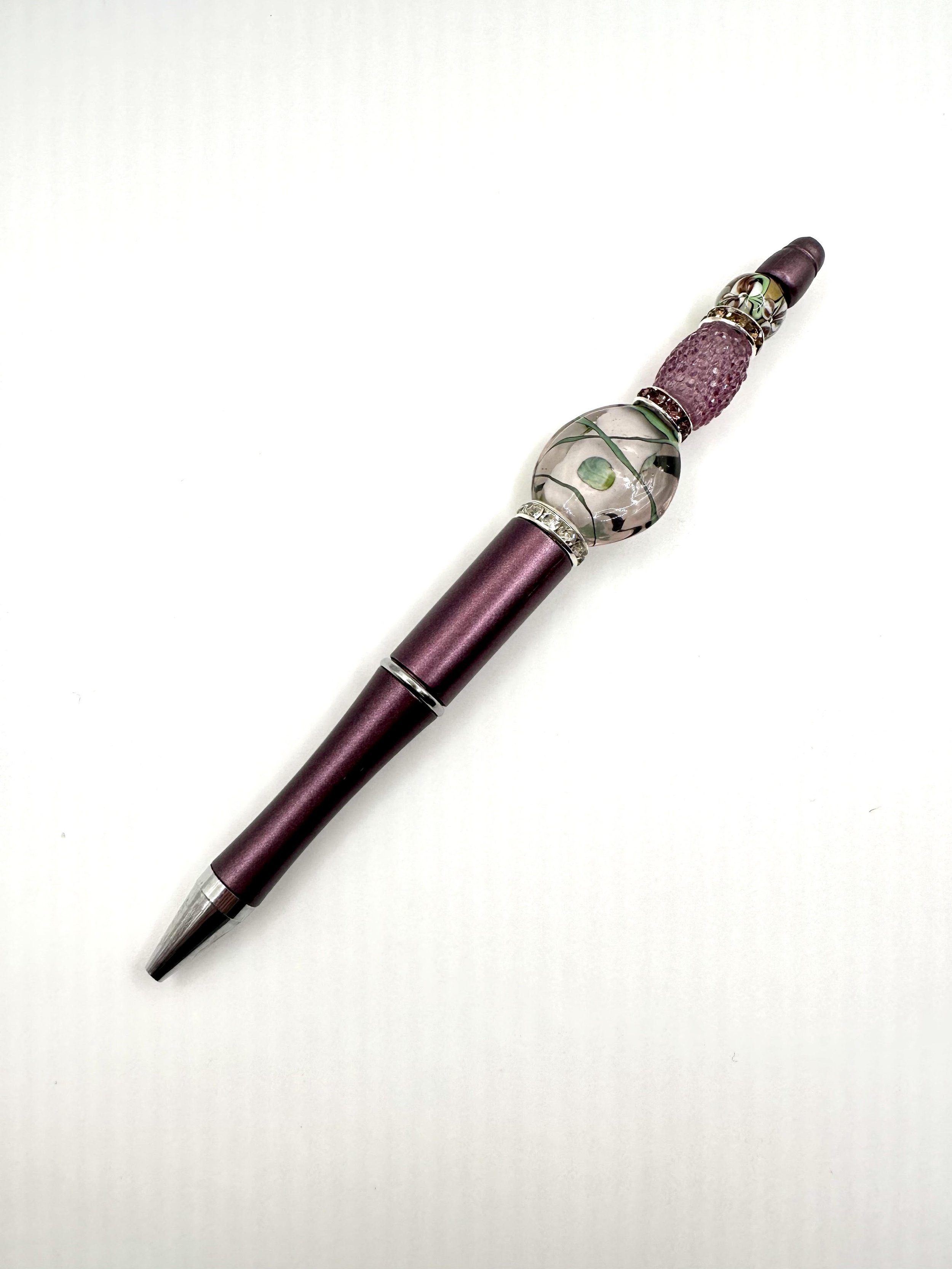 Upcycled Hand Beaded Pen