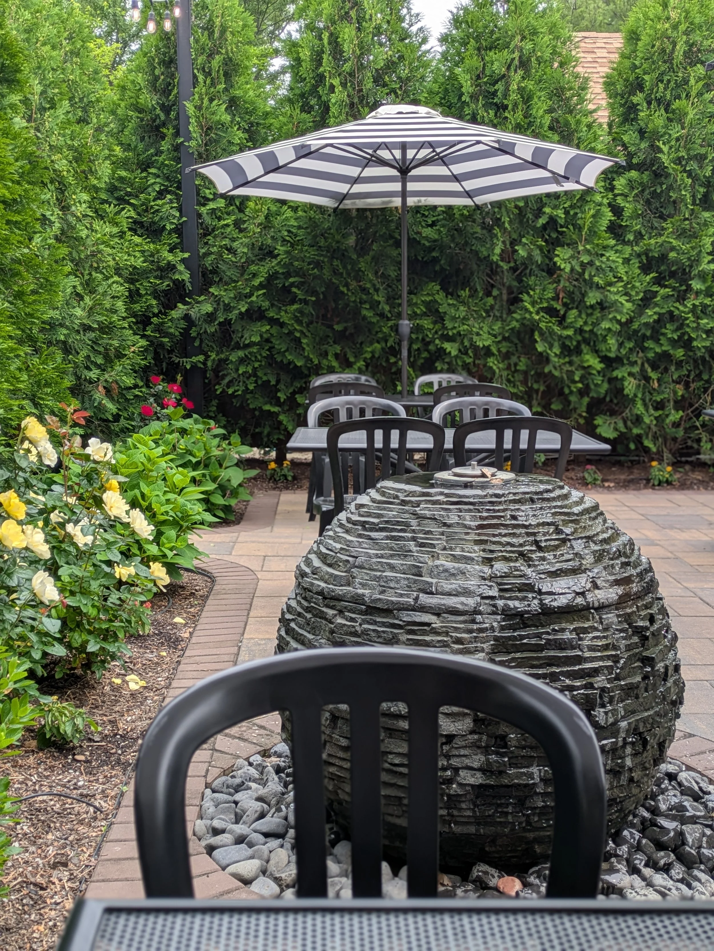 Beautiful Patio & Water Feature