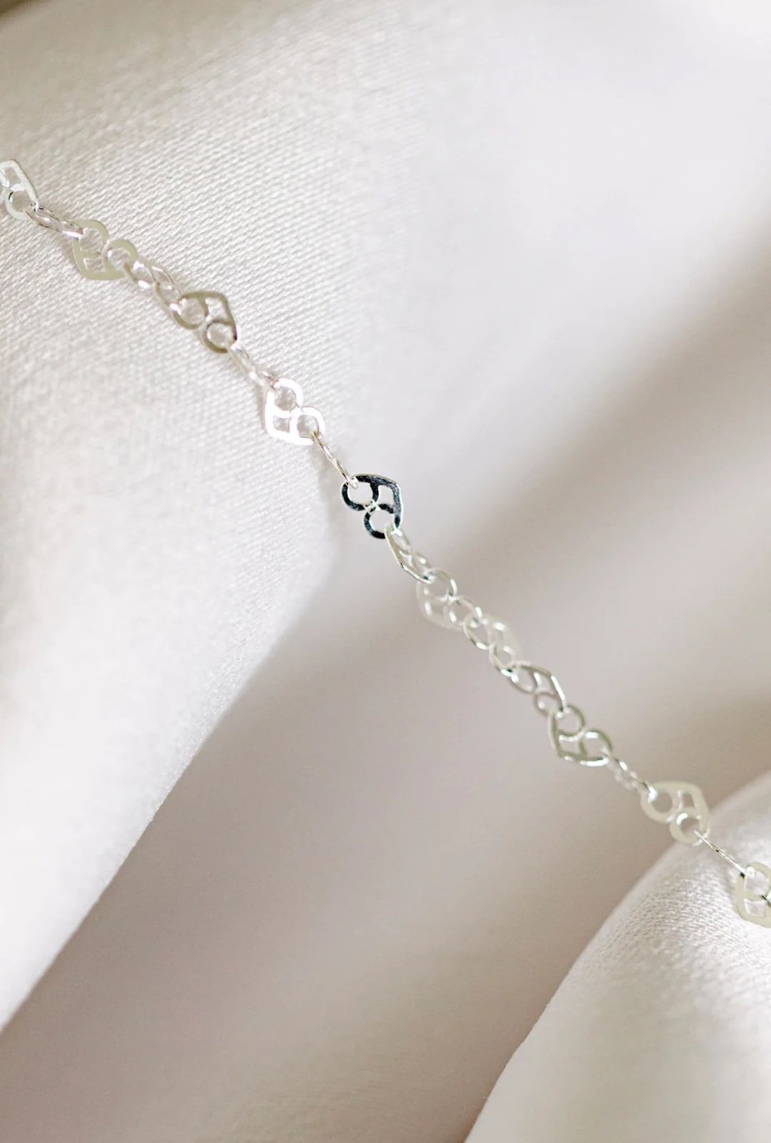 Looped Heart Chain - Mini (Sterling Silver)
